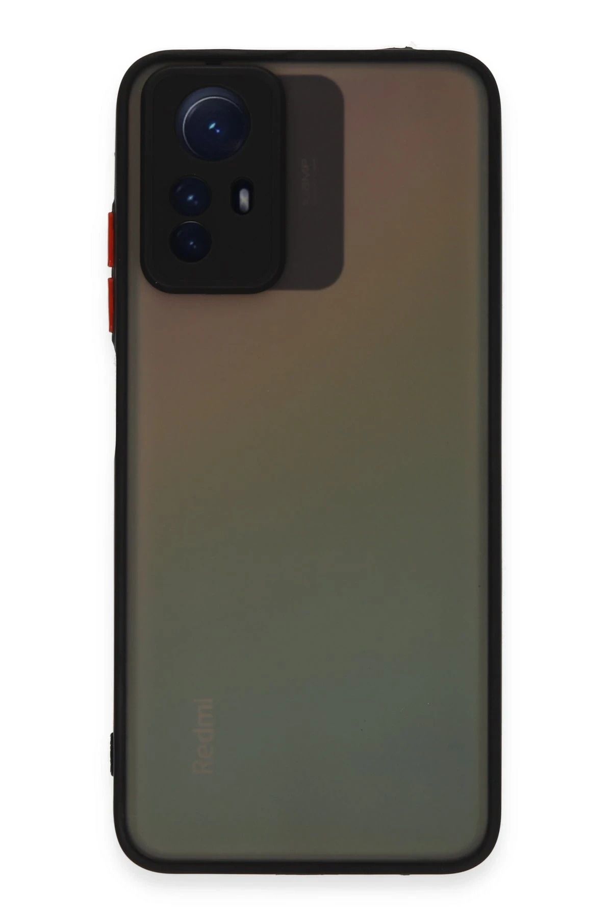 NewFace Xiaomi Redmi Note 12S Kılıf Montreal Silikon Kapak - Siyah FERRG