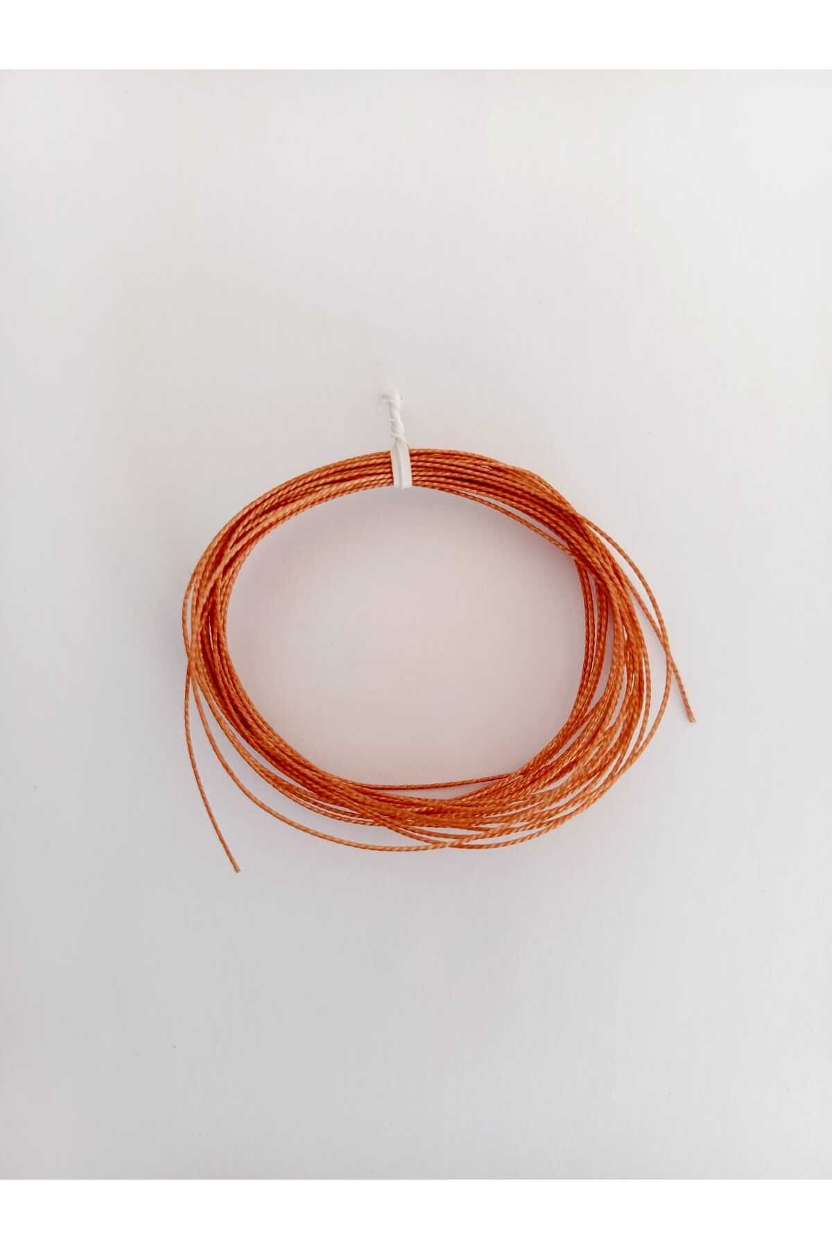 Eskişehir hobi sanat-5 Meters Tire String Nylon Furniture Upholstery String, Sofa Button Sewing String, Turnbuckle String Brown Color 1