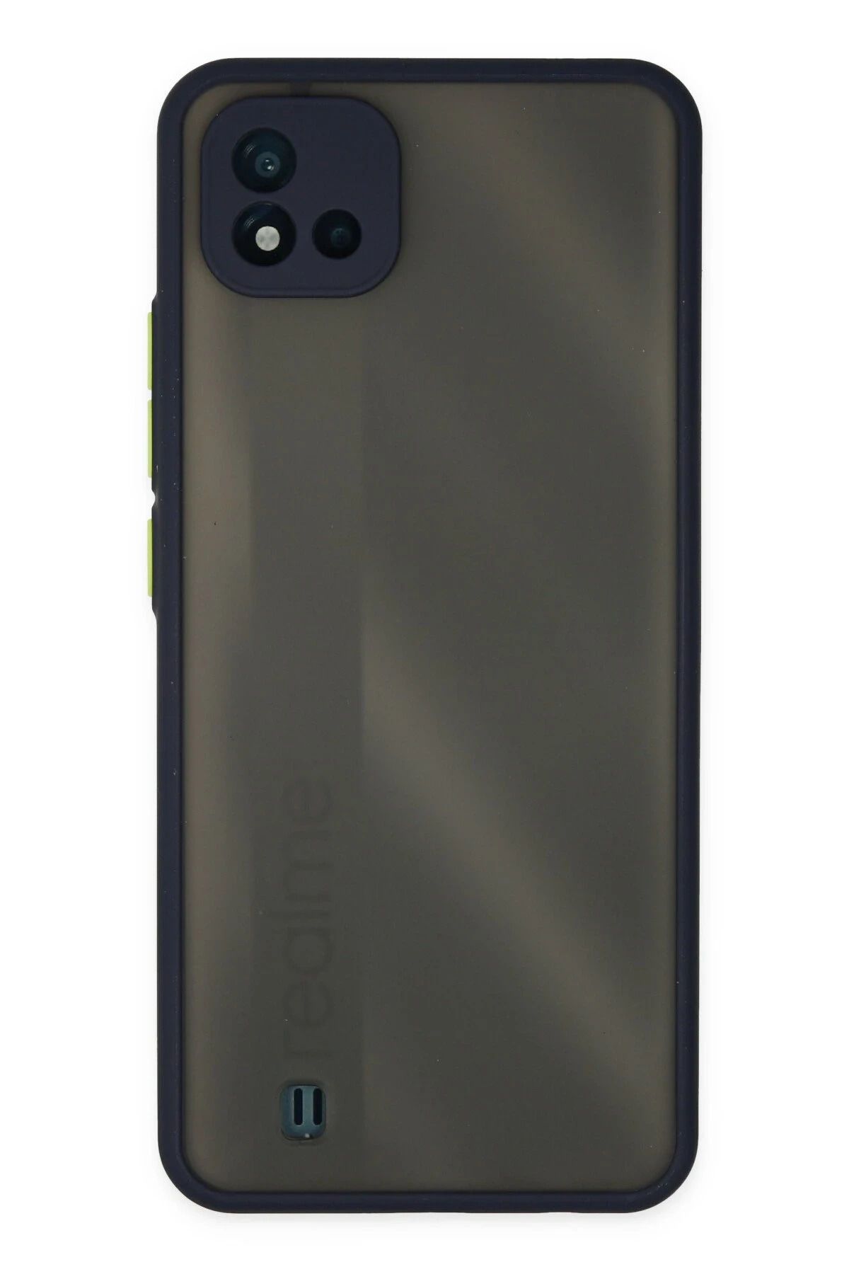 NewFace Realme C11 2021 Kılıf Montreal Silikon Kapak - Lacivert BSTMY