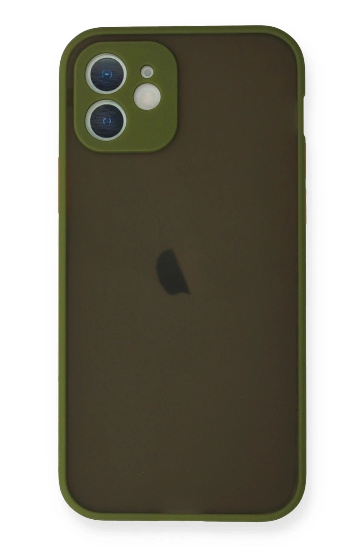 NewFace iPhone 12 Mini Kılıf Montreal Silikon Kapak - Açık Yeşil JOJUA