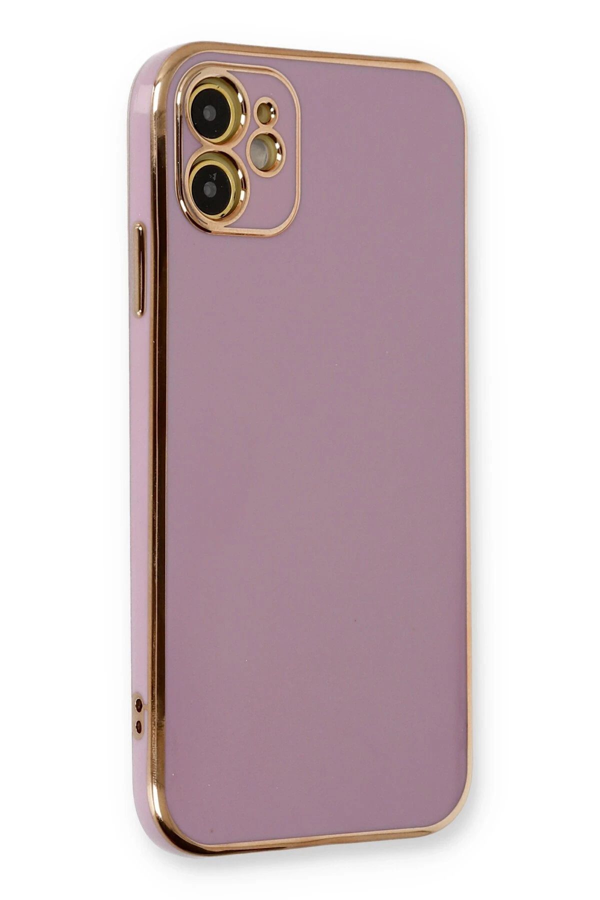 NewFace iPhone 11 Kılıf Volet Silikon - Mor LZWDR