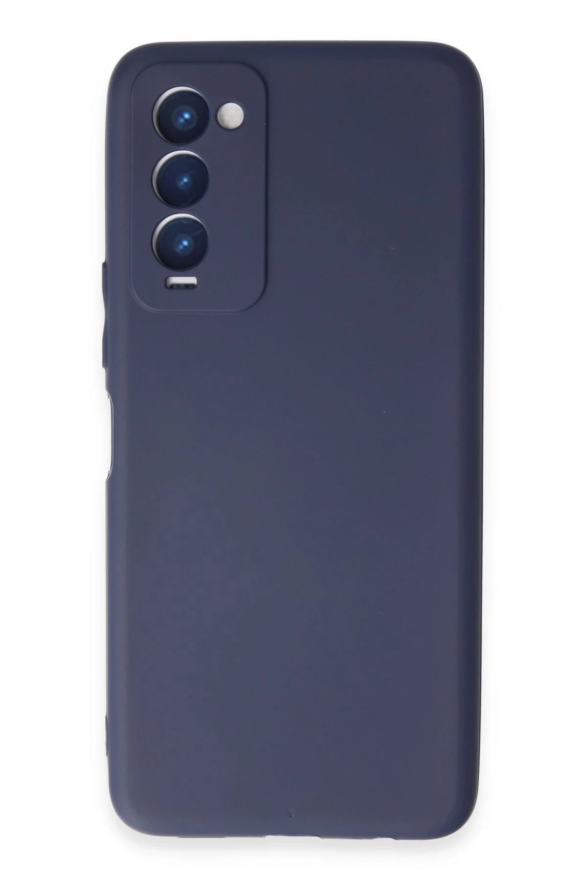 NewFace Tecno Camon 18 Kılıf First Silikon - Lacivert JOJUA