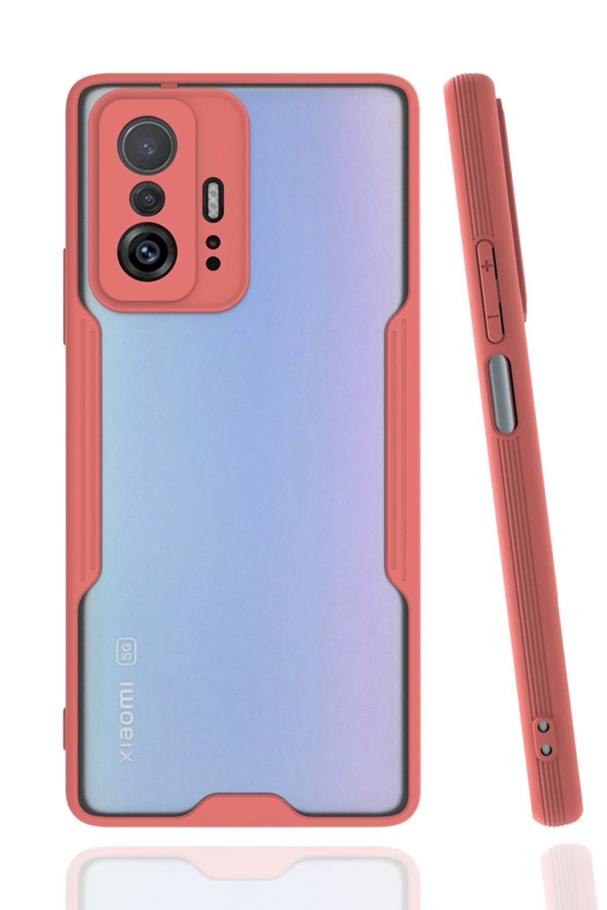 NewFace Xiaomi Mi 11T Pro Kılıf Platin Silikon - Pembe INSLM