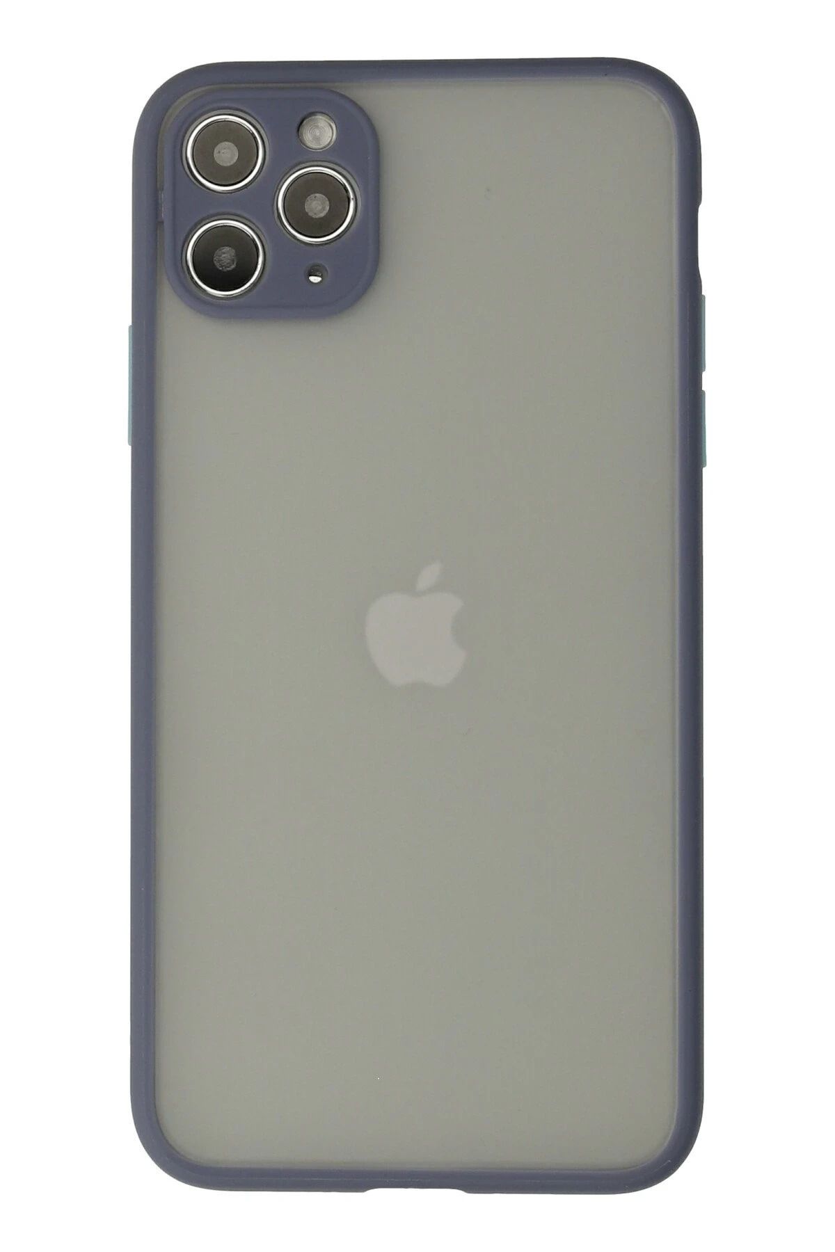 NewFace iPhone 12 Pro Max Kılıf Montreal Silikon Kapak - Gri YNSMR