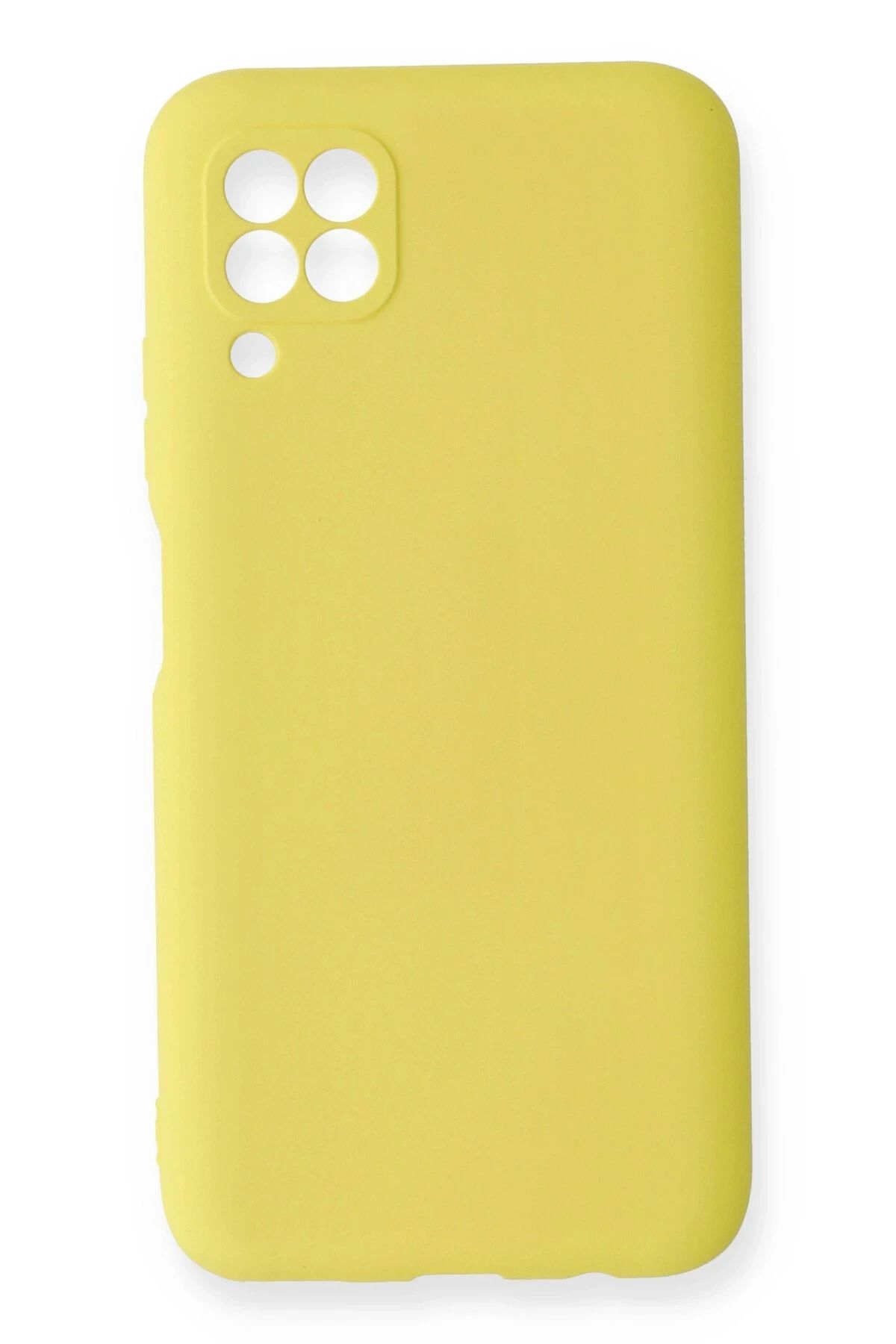 NewFace Huawei P40 Lite Kılıf Nano içi Kadife Silikon - Sarı HNZRN