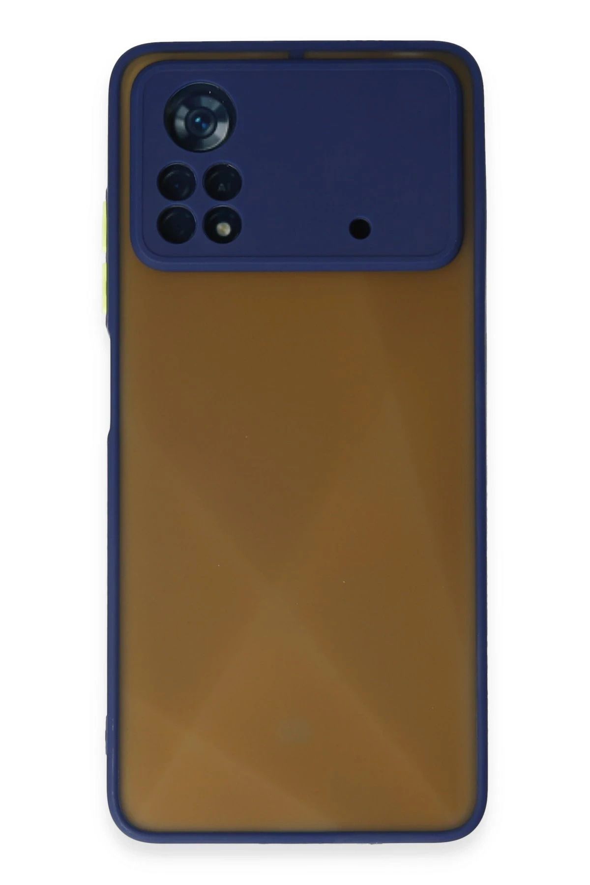 NewFace Xiaomi Poco X4 Pro 5G Kılıf Montreal Silikon Kapak - Lacivert INSLM