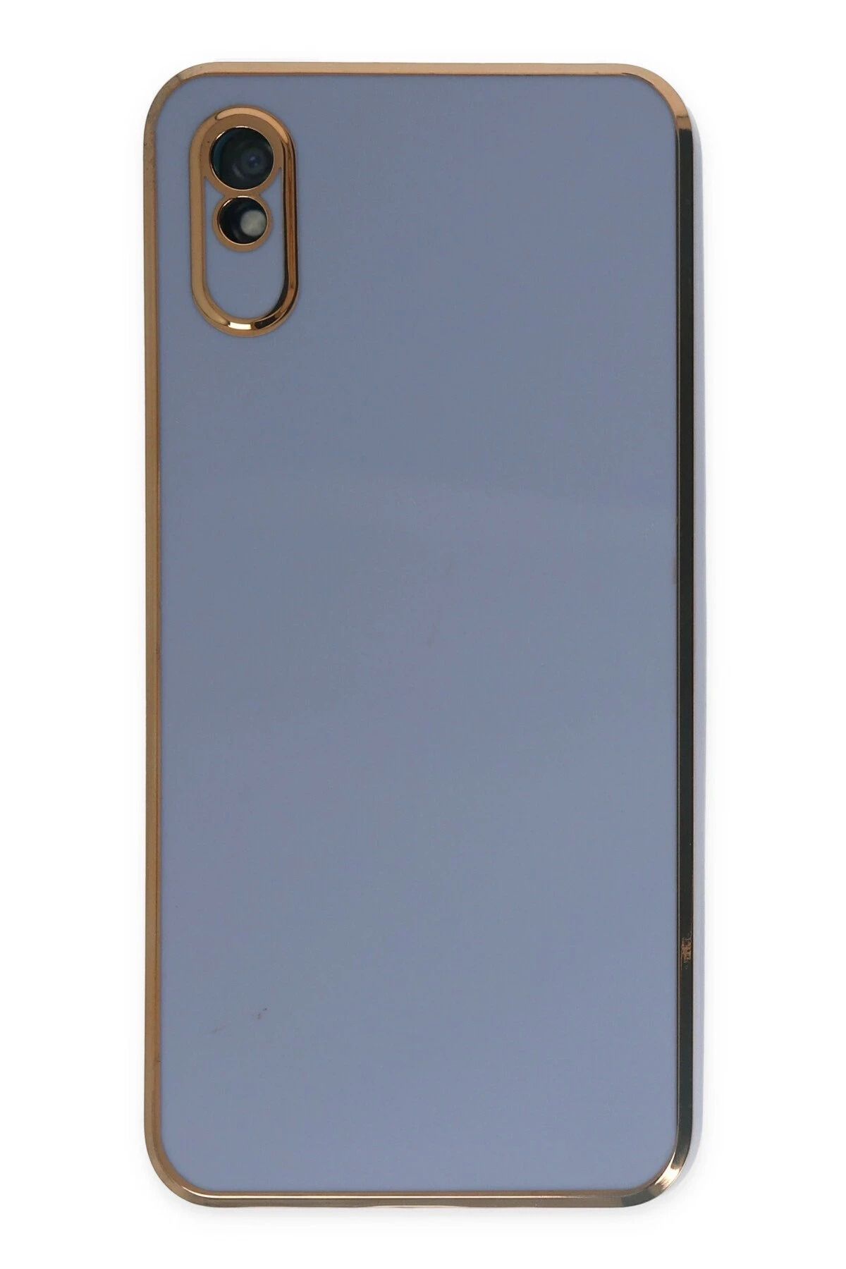 NewFace Xiaomi Redmi 9A Kılıf Volet Silikon - Mavi JOJUA