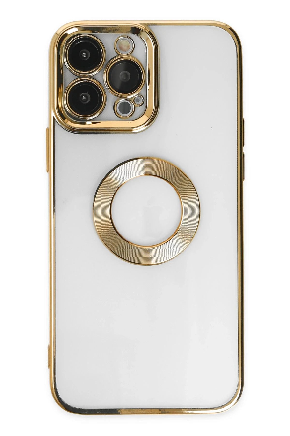 NewFace iPhone 13 Pro Max Kılıf Slot Silikon - Gold FERRG