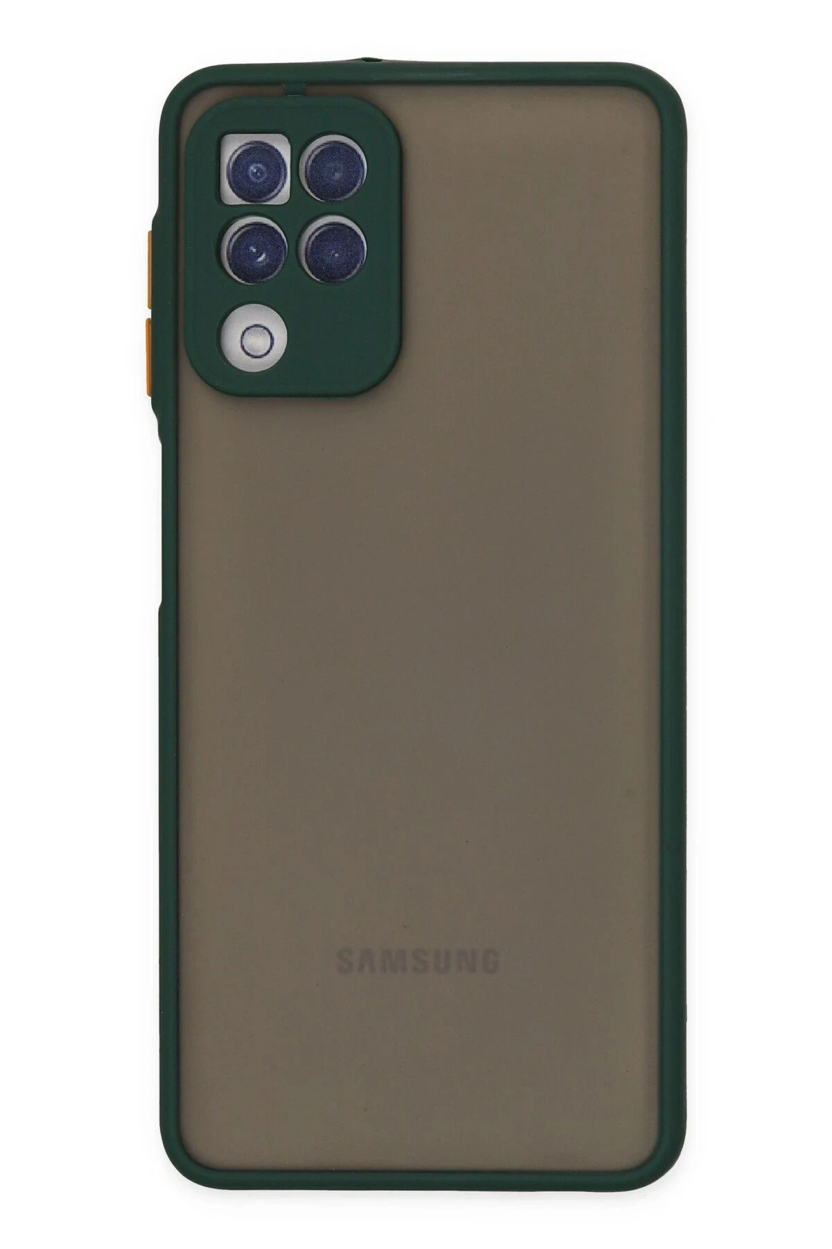 NewFace Samsung Galaxy A22 Kılıf Montreal Silikon Kapak - Yeşil BSTMY