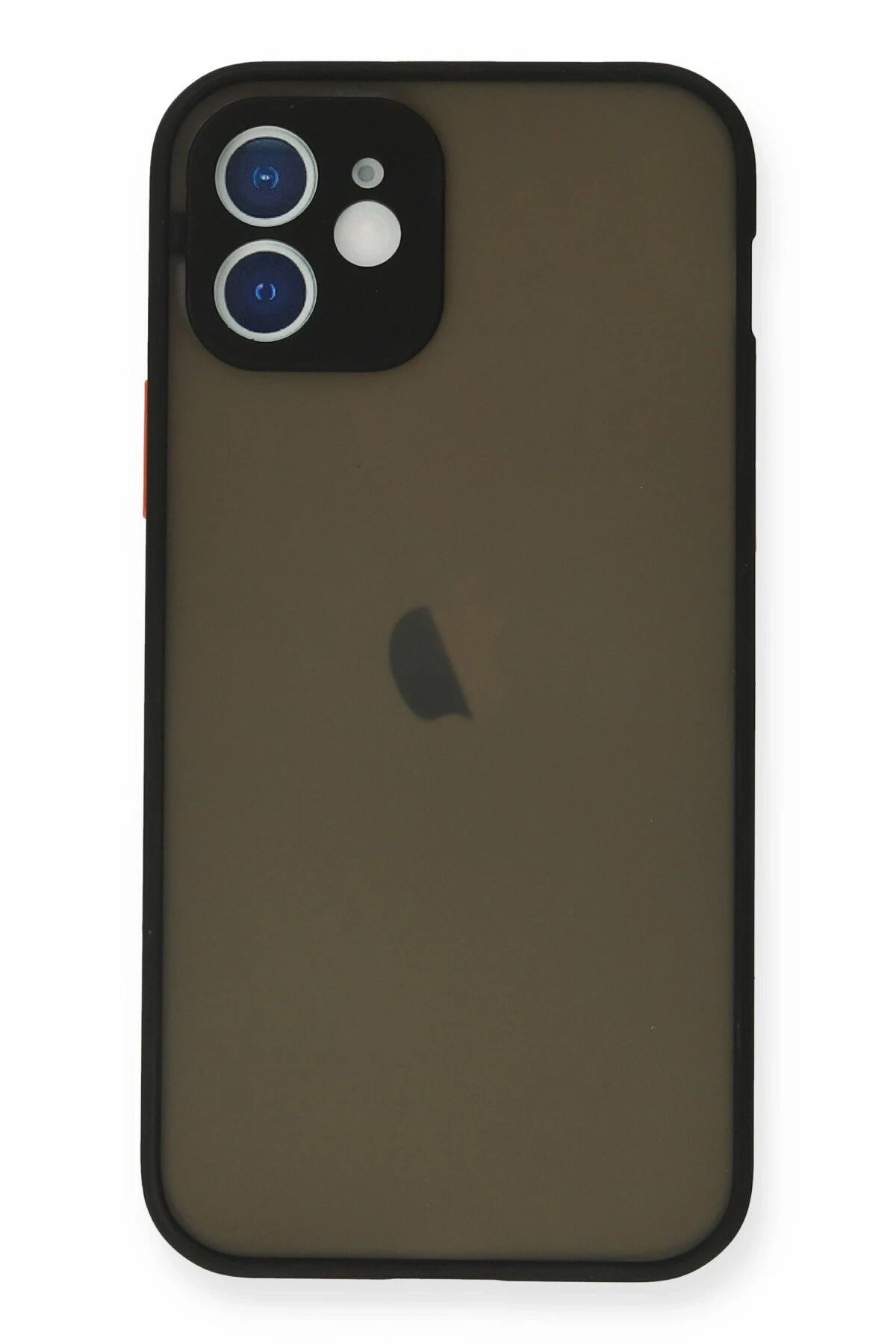 NewFace iPhone 12 Mini Kılıf Montreal Silikon Kapak - Siyah YNSMR