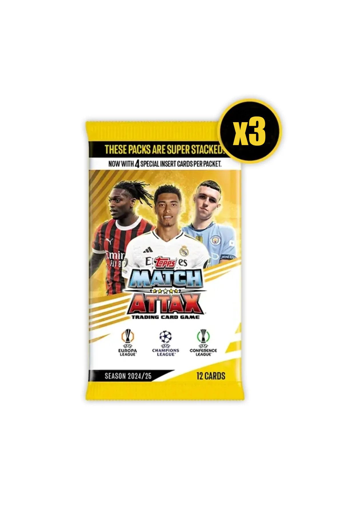 Topps Match Attax Futbol Kart Seti 2024/2025 Sezonu 12x3 36 Adetli