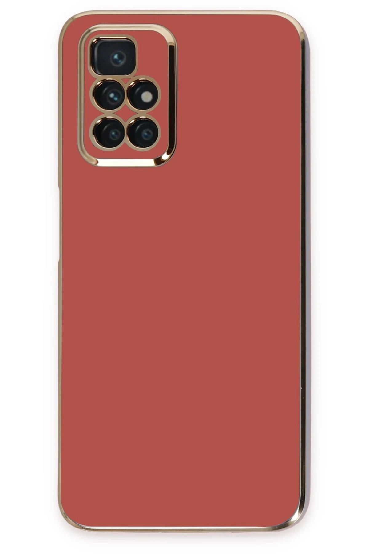 NewFace Xiaomi Redmi 10 2022 Kılıf Volet Silikon - Kırmızı YNSMR