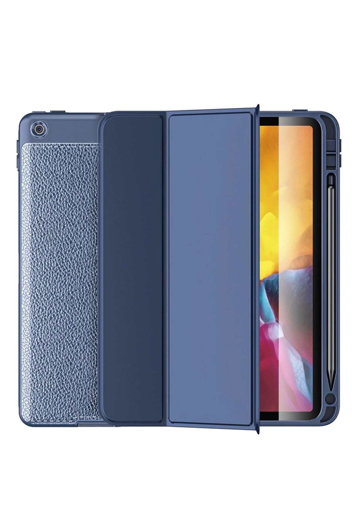 NewFace iPad 10.2 (7.nesil) Kılıf Tablet Focus Silikon - Lacivert FERRG