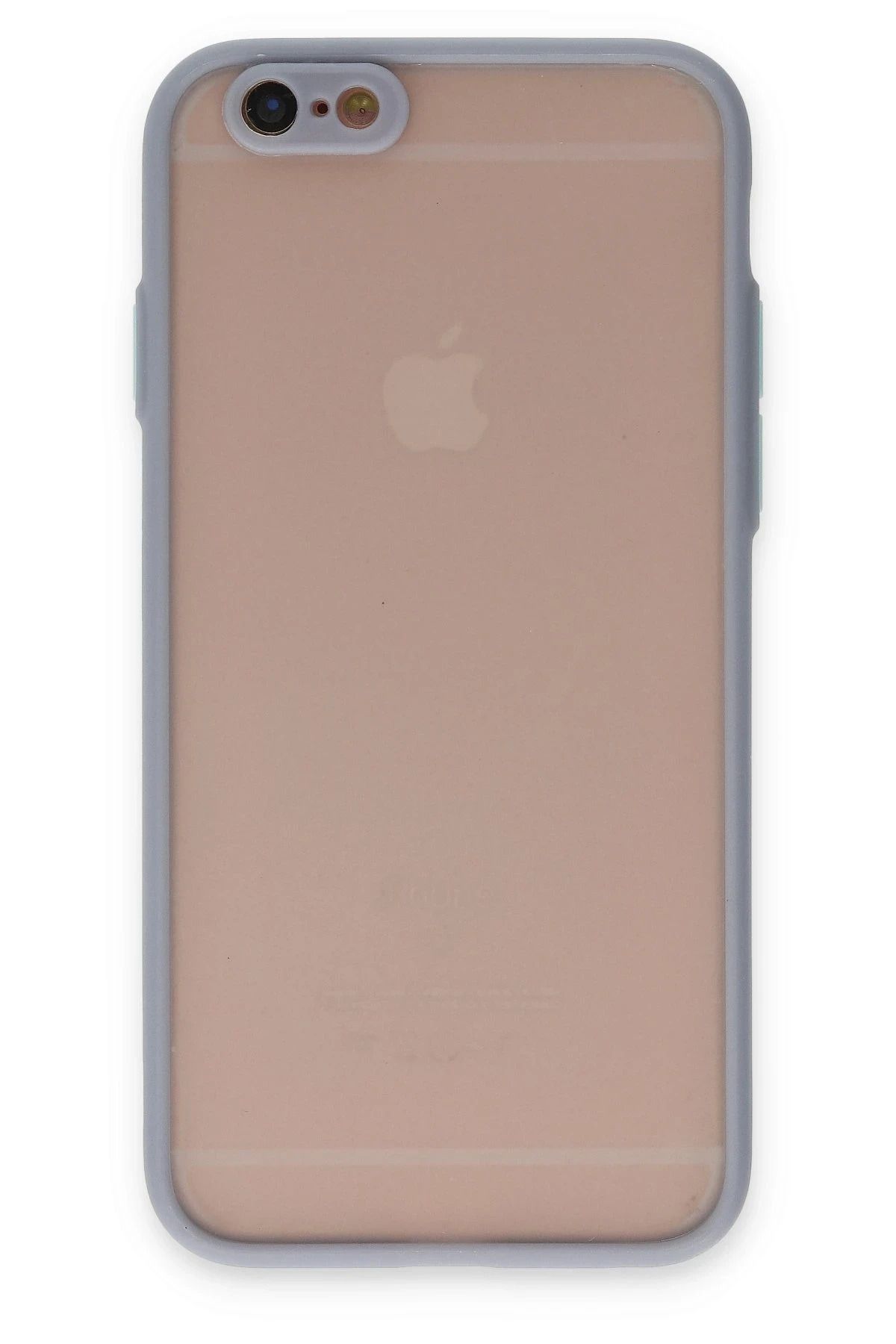 NewFace iPhone 6 Kılıf Montreal Silikon Kapak - Gri FERRG
