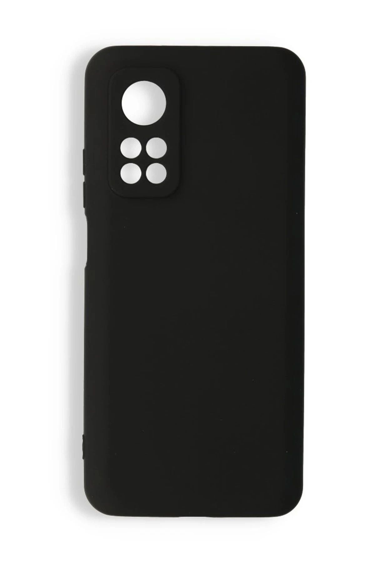 NewFace Xiaomi Mi 10T Uyumlu Kılıf Nano içi Kadife Silikon - Siyah HNZRN