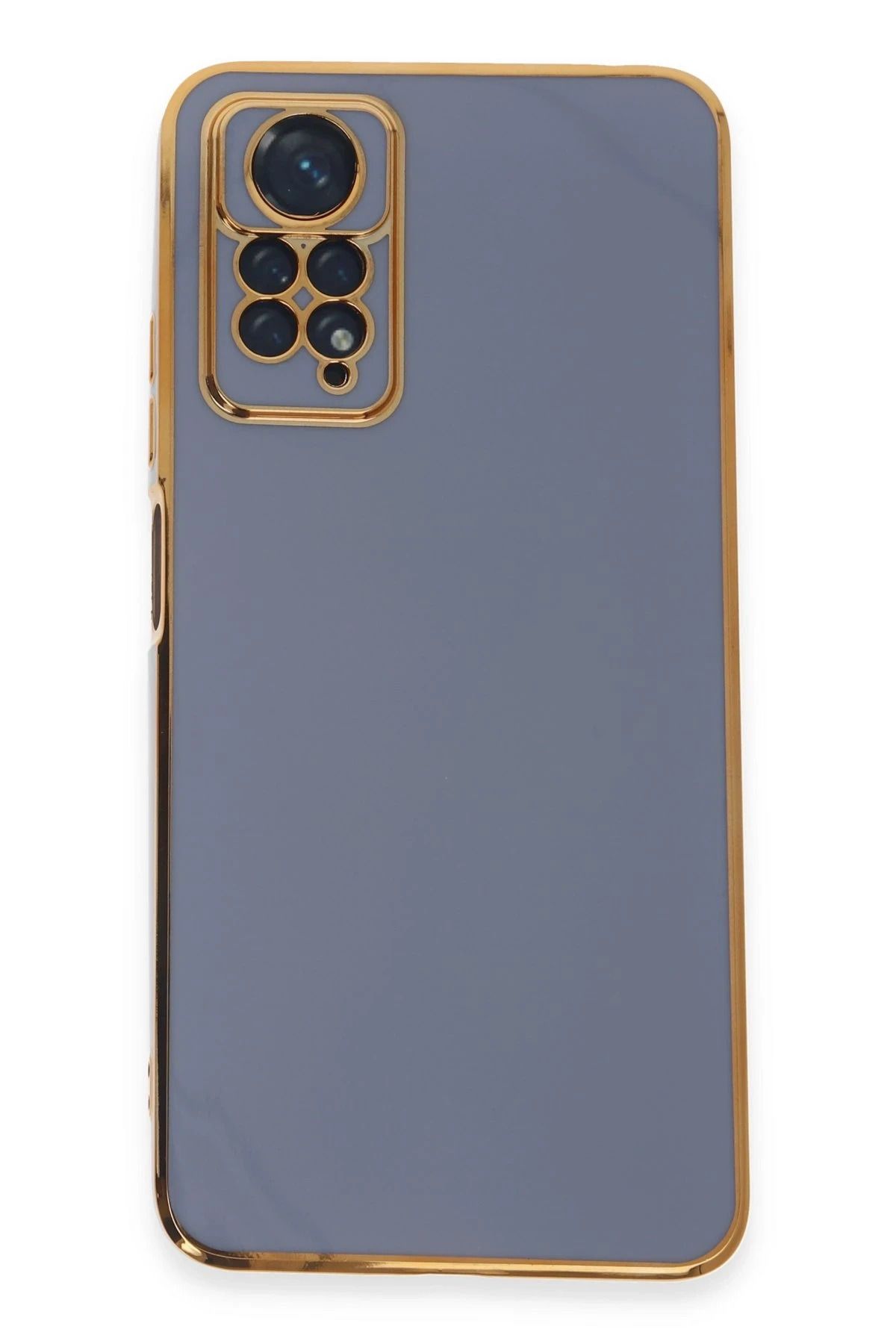 NewFace Xiaomi Redmi Note 12 Pro 4G Kılıf Volet Silikon - Mavi BSTMY