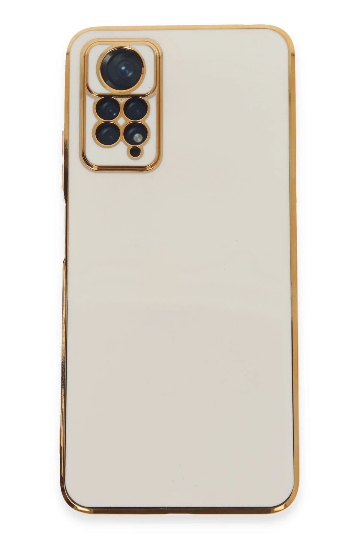 NewFace Xiaomi Redmi Note 12 Pro 4G Kılıf Volet Silikon - Beyaz HNZRN