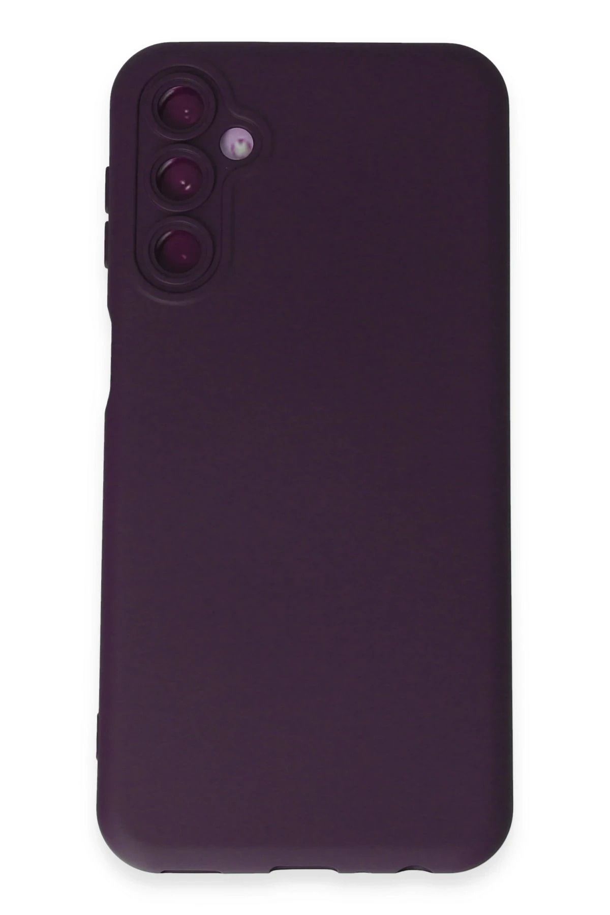 NewFace Galaxy M14 5G uyumlu  Kılıf Nano içi Kadife Silikon - Mor HNZRN