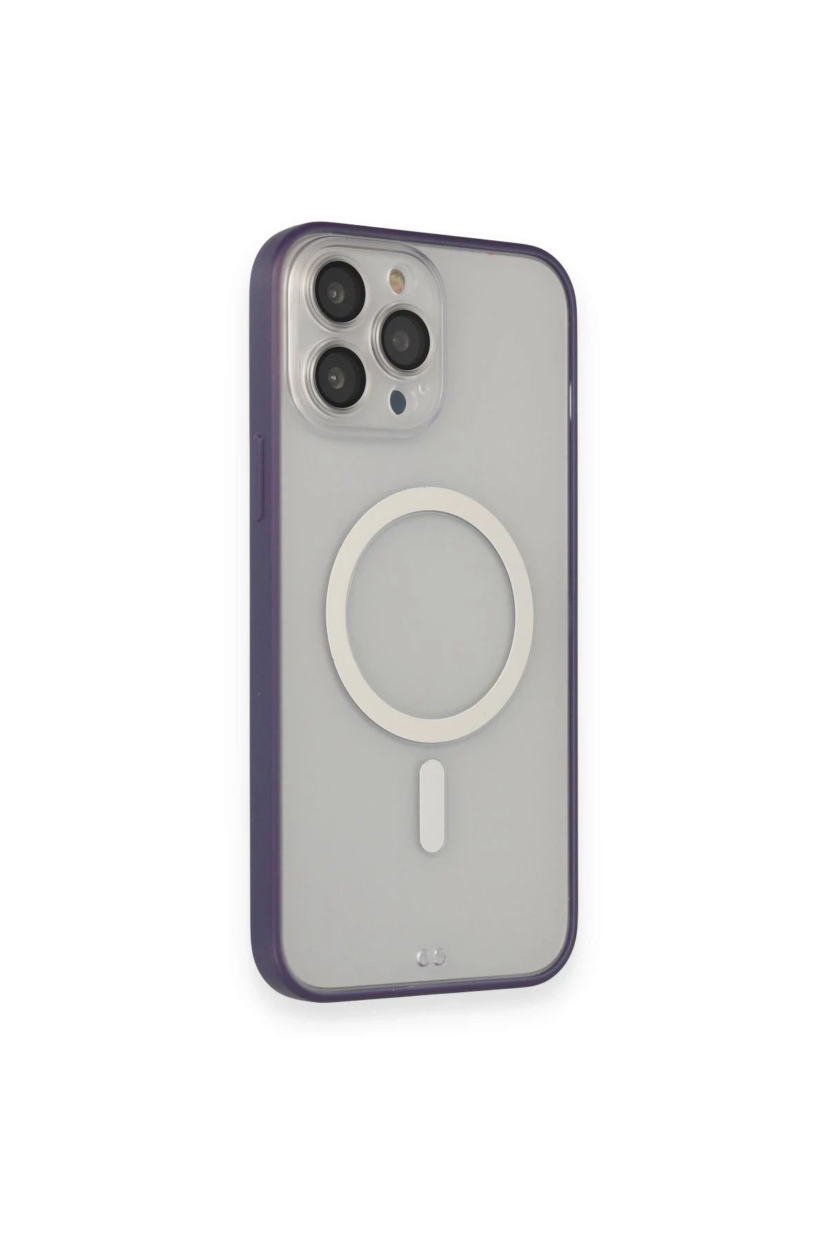 NewFace iPhone 14 Pro Max Kılıf Grand Magneticsafe Kapak - Mor NRMSA