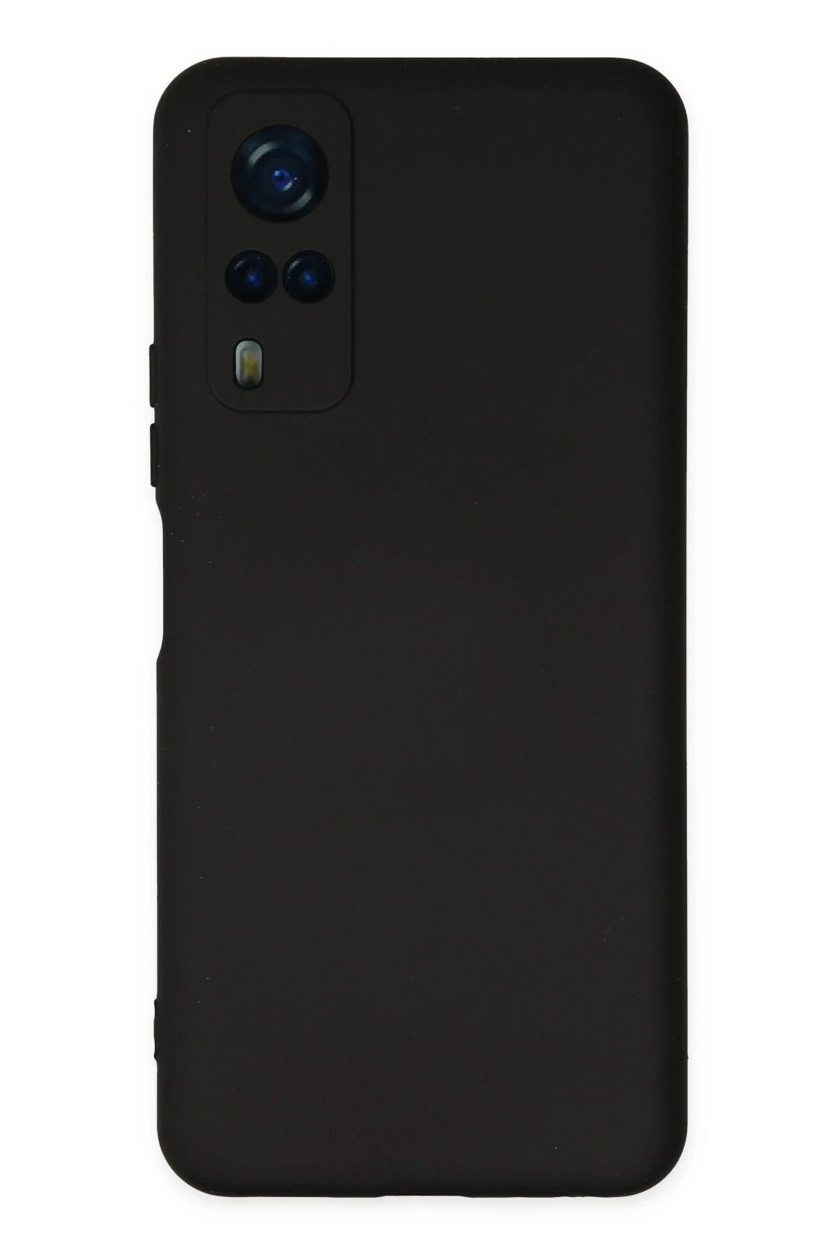 NewFace Vivo Y53S Kılıf Nano içi Kadife Silikon - Siyah HNZRN