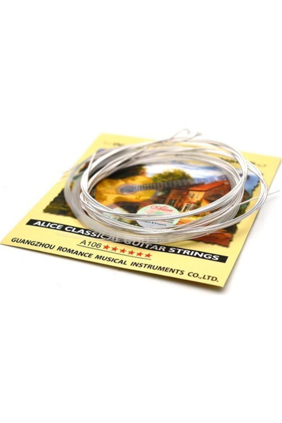 Master Music Ac106 Klasik Gitar Takım Tel Classical Guitar Strings + 3 Fender Pena