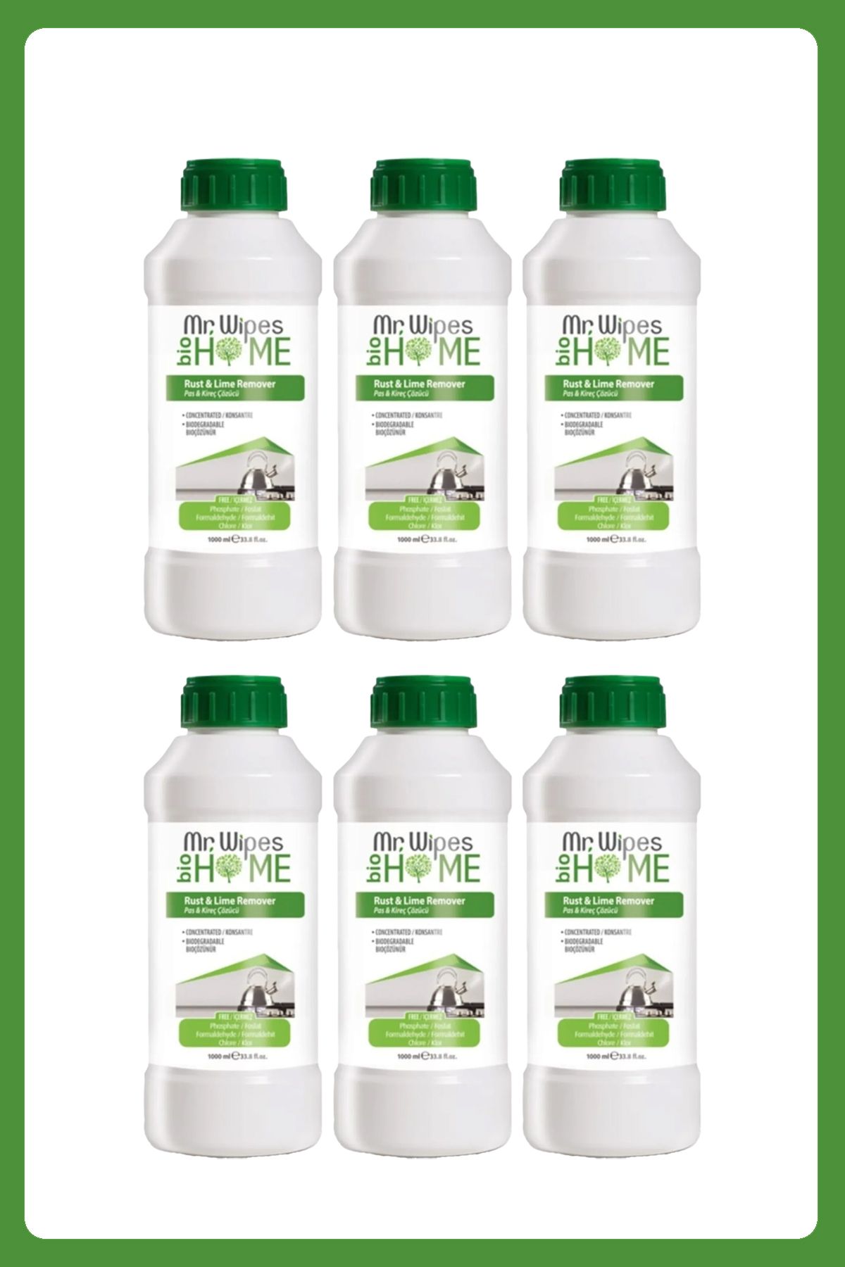 Farmasi 6'Lı Mr.wıpes Pas Ve Kireç Çözücü 1000 Ml