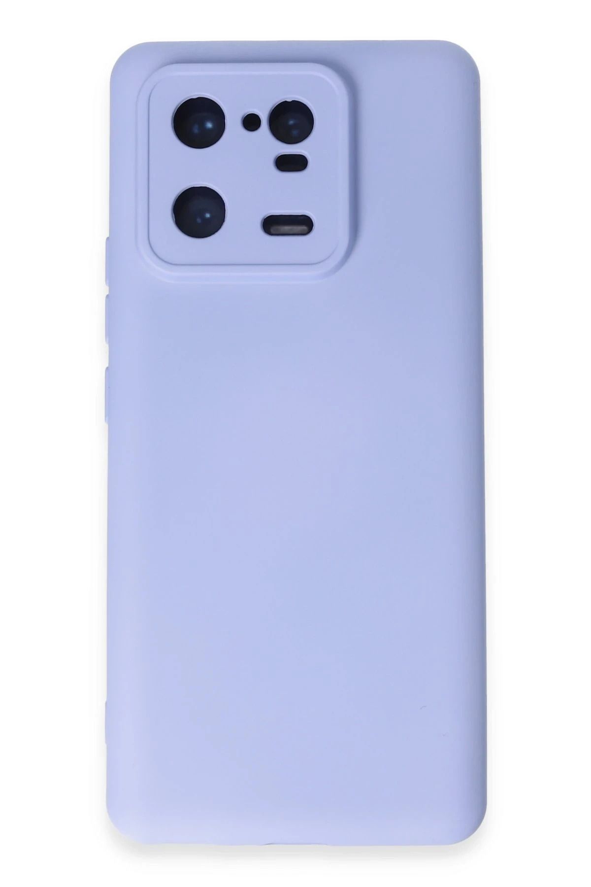 NewFace Xiaomi Mi 13 Pro Uyumlu Kılıf Nano içi Kadife Silikon - Lila HNZRN
