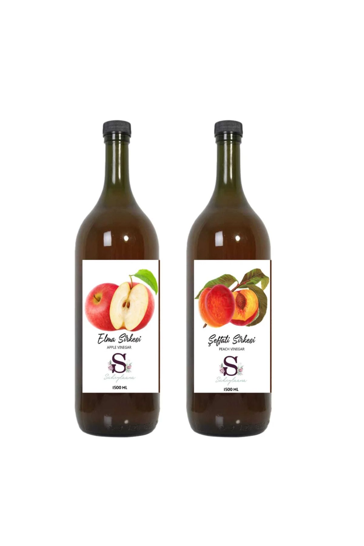 Süheylaana Doğal Elma ve Şeftali Sirkesi 1500 ml