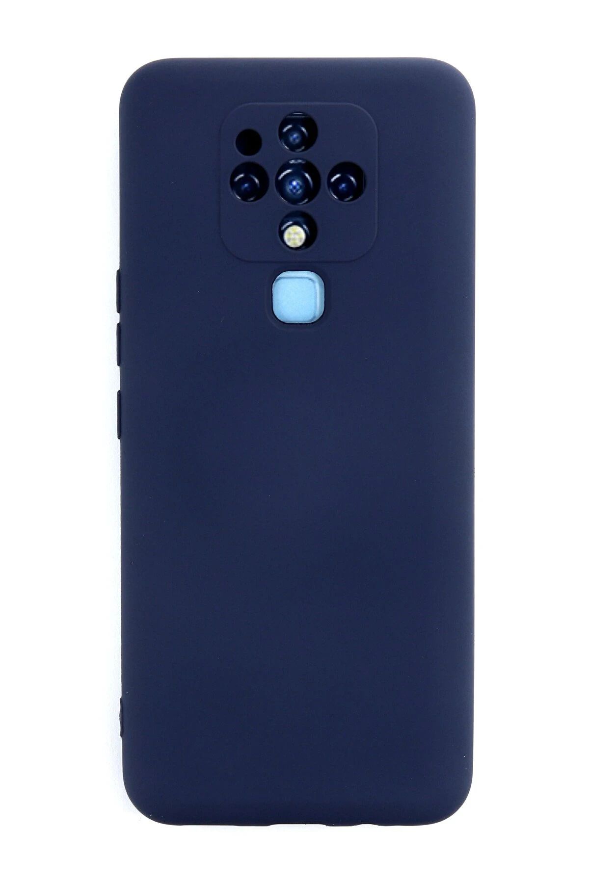 NewFace Tecno Camon 16 Kılıf Nano içi Kadife Silikon - Lacivert FERRG