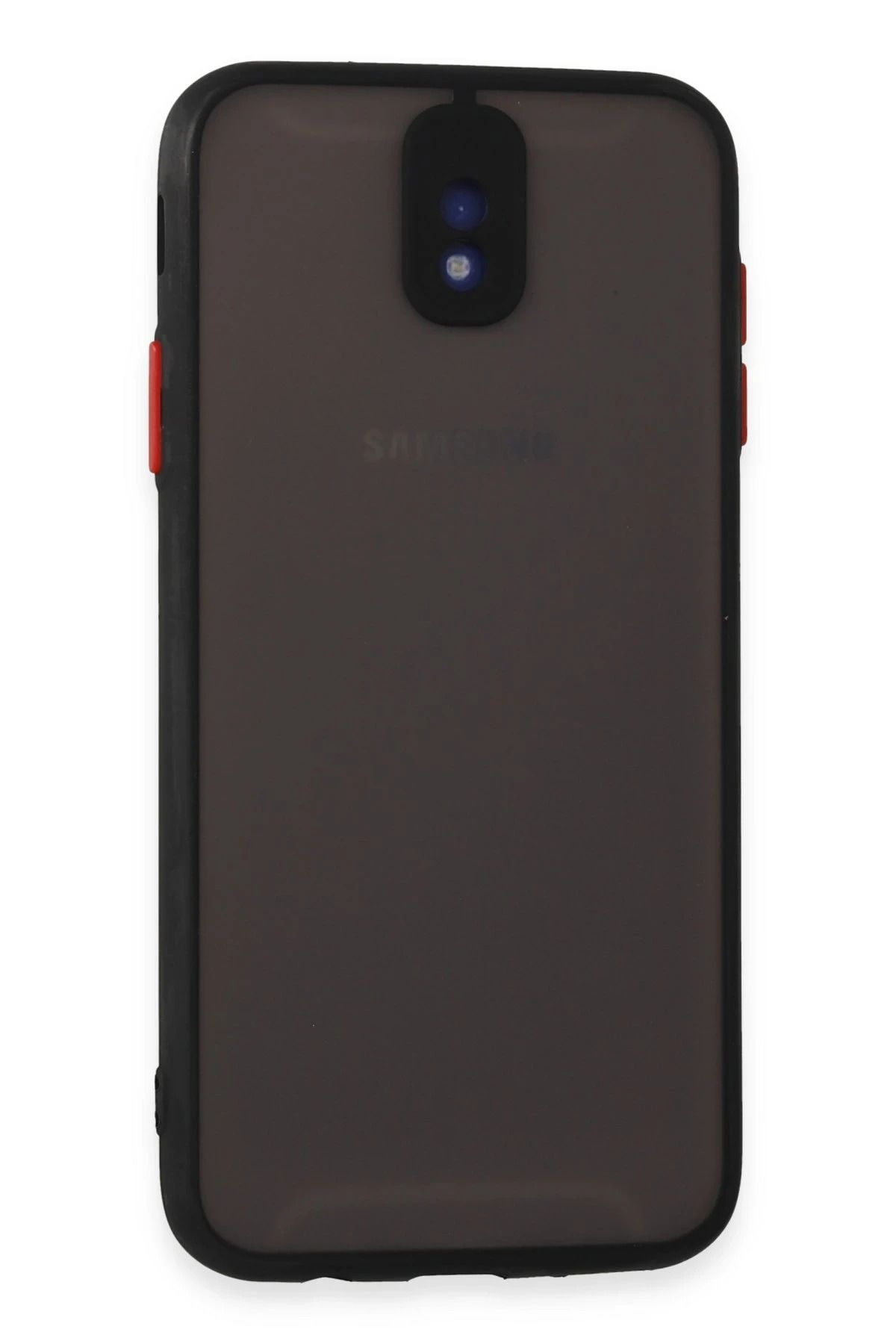 NewFace Samsung Galaxy J7 Pro / J730 Kılıf Montreal Silikon Kapak - Siyah BSTMY