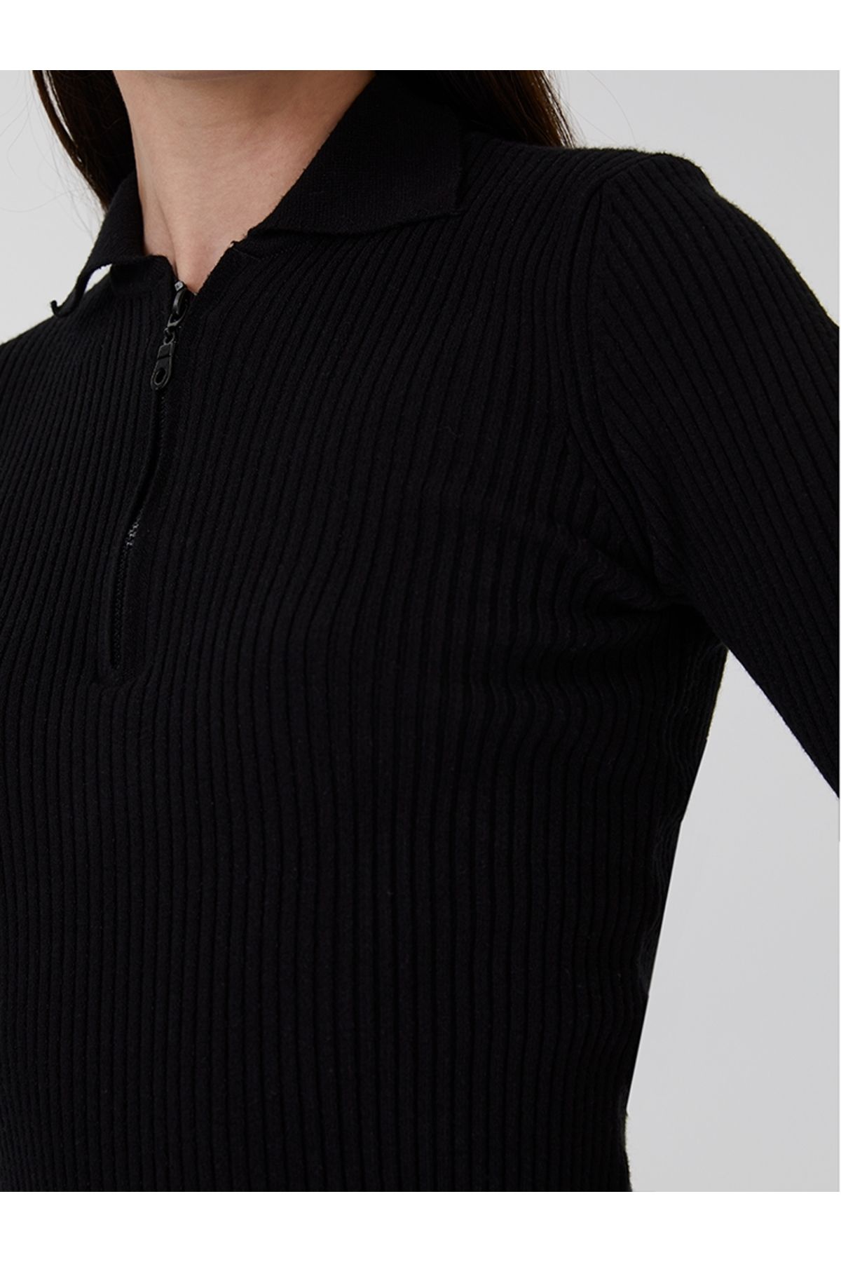 Loft-Pulover de damă slim fit 4
