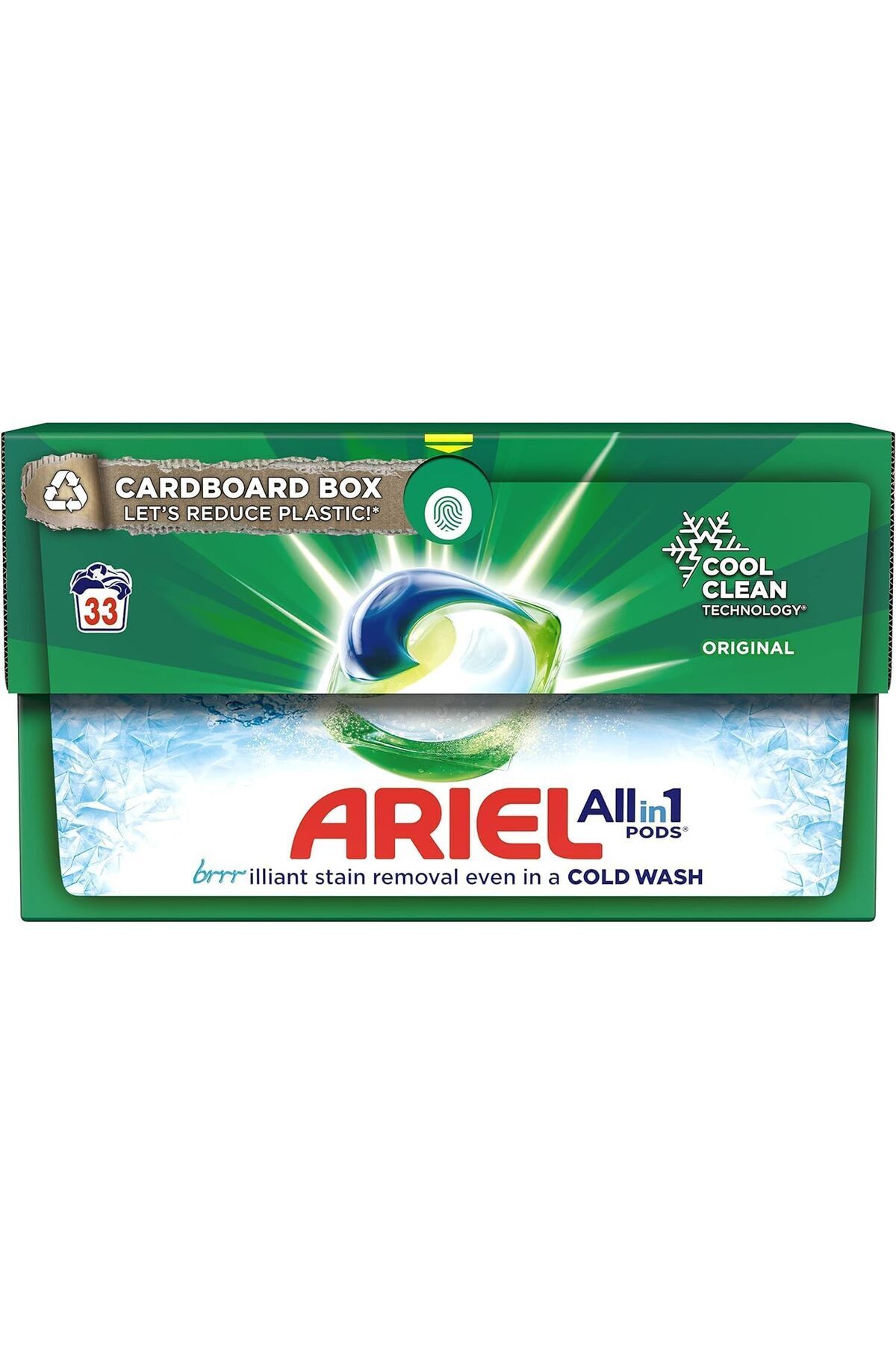 Ariel-All-in-1 PODS, Washing Liquid Laundry Tablets/Capsules 33 Washes, Original, Stain Removal 3