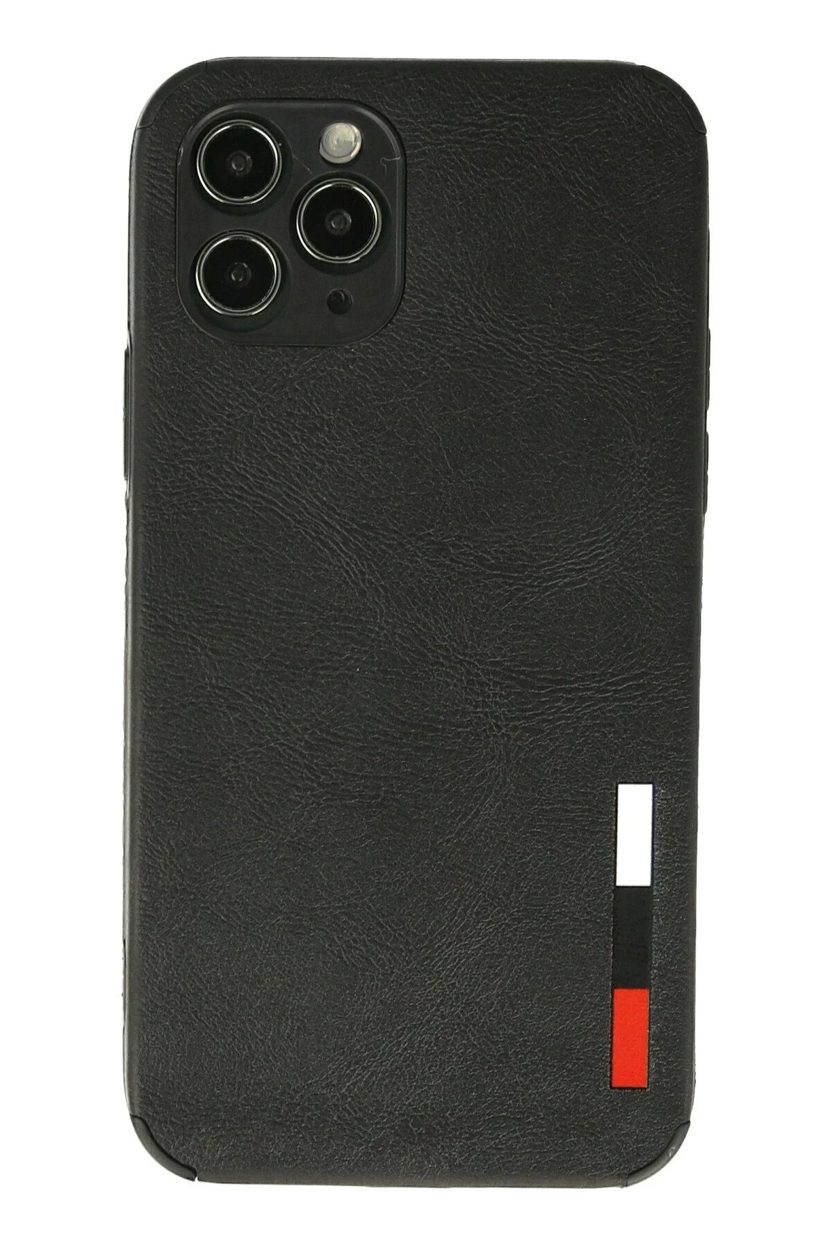 NewFace iPhone 11 Pro Kılıf Loop Deri Silikon - Siyah JOJUA