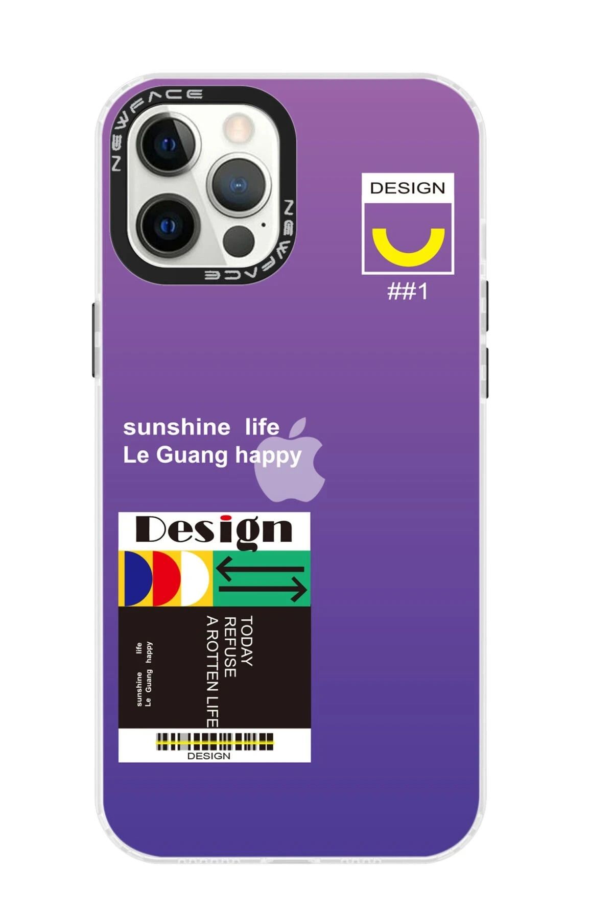 NewFace iPhone 12 Pro Max Kılıf Estoril Desenli Kapak - Estoril - 4 YNSMR
