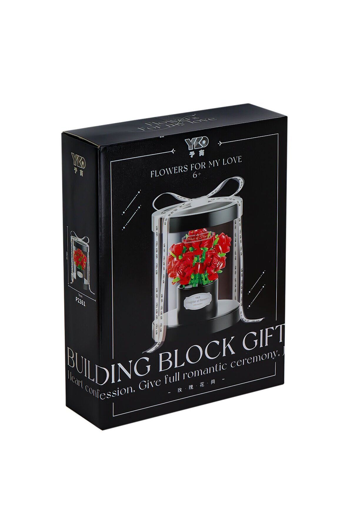vagontoys P2361 Panlos Gül Buketi 520 Parça Çiçek Blok Seti -Vagon life