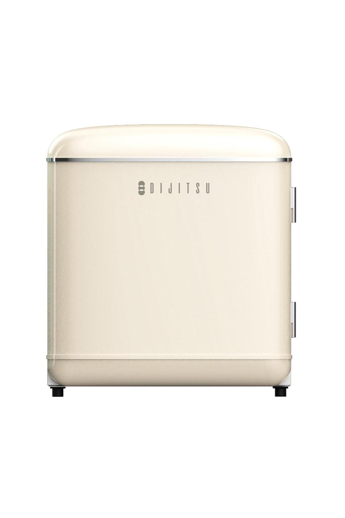 DİJİTSU DB80RBE RETRO BEJ MİNİ BUZDOLABI