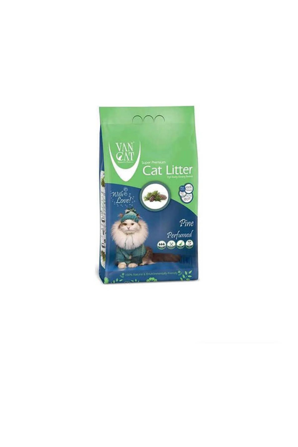 femmeGLOBE Vancat Çam Kokulu Kedi Kumu 10 Kg