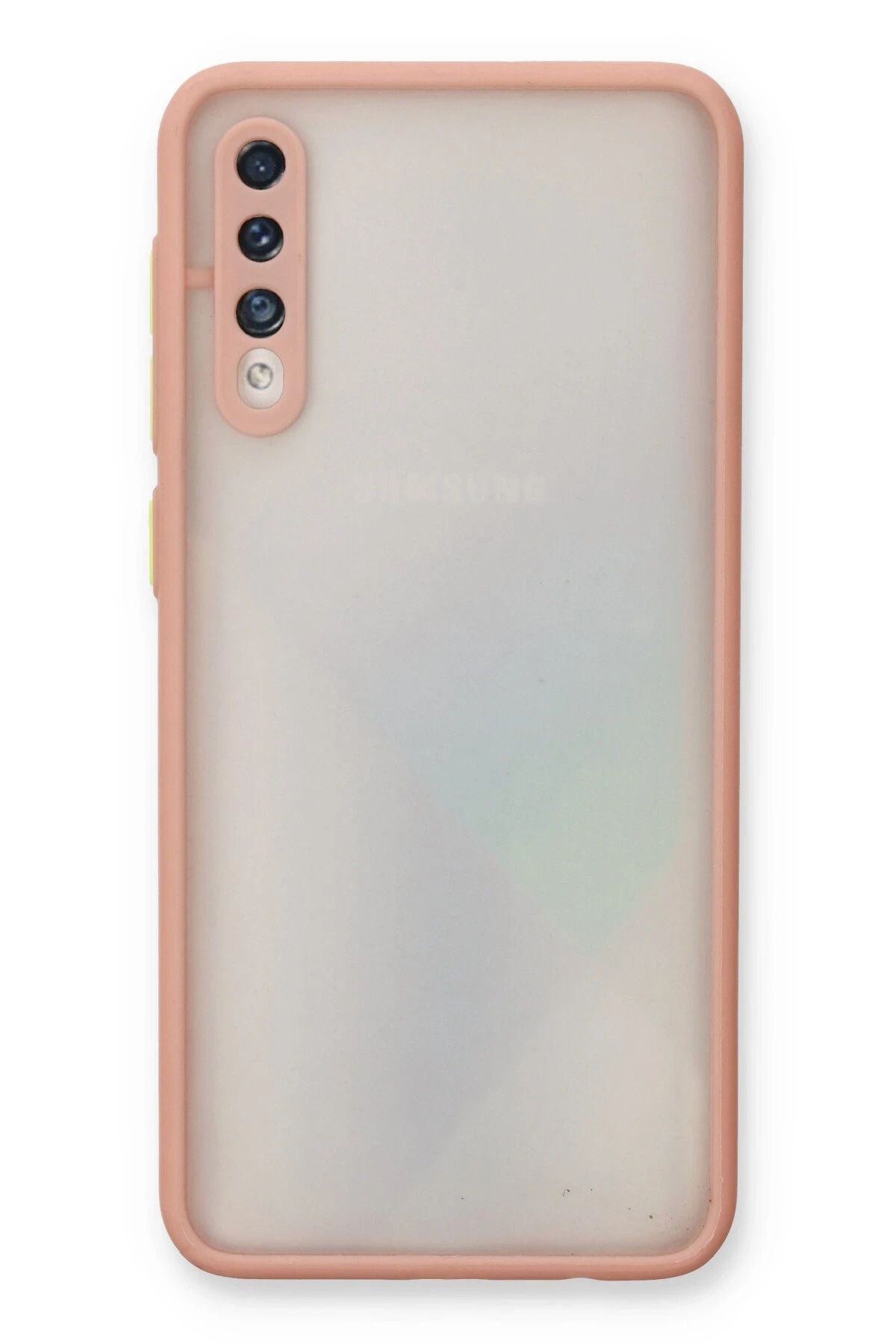 NewFace Samsung Galaxy A30S Kılıf Montreal Silikon Kapak - Pembe BSTMY