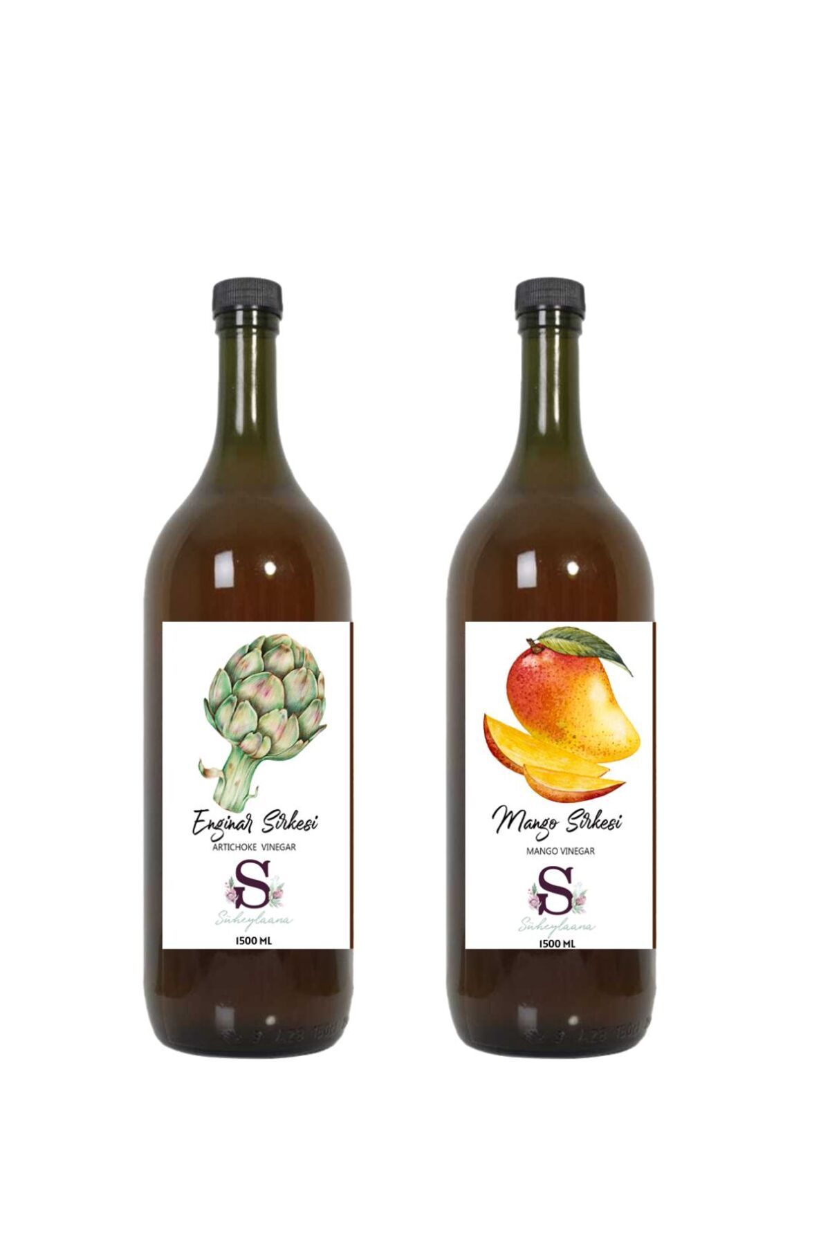 Süheylaana Doğal Enginar Sirkesi 1500 Ml - Doğal Mango Sirkesi 1500 Ml