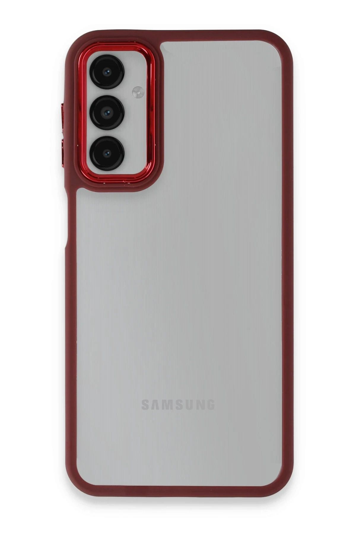 NewFace Samsung Galaxy A14 4G Kılıf Dora Kapak - Kırmızı HNZRN