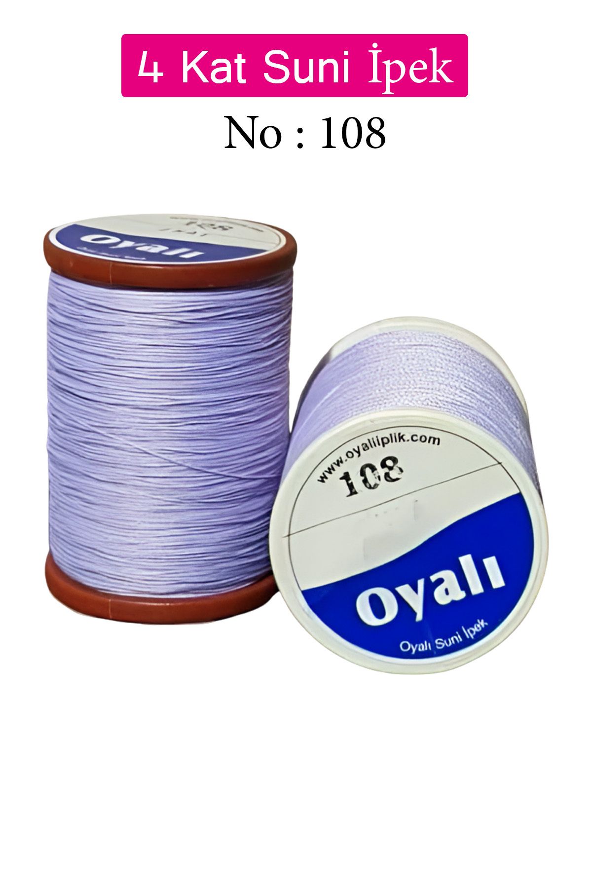 Royaleks Oyalı 4 Kat Suni İpek İplik İğne Oyası Boncuk İpi Tığ Oyası No:108