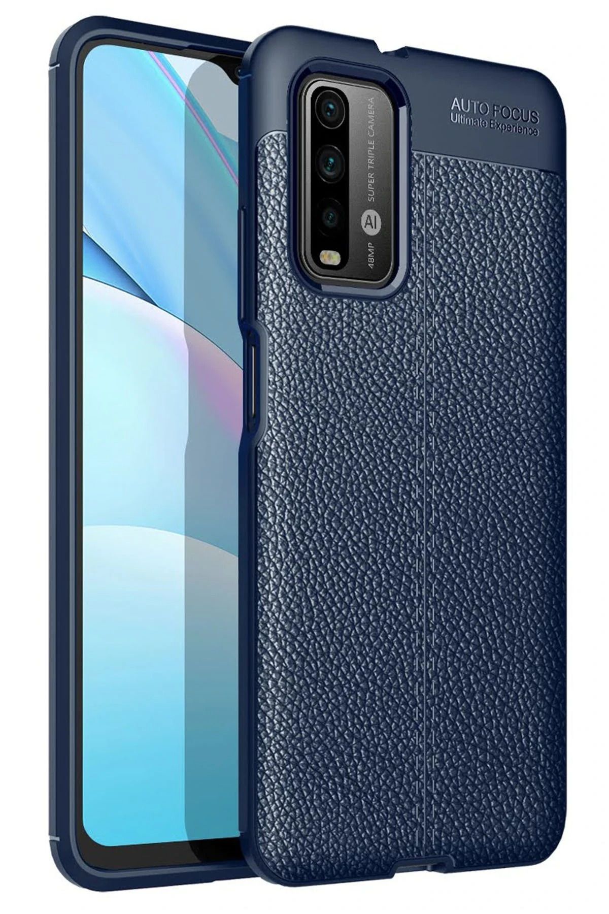 NewFace Xiaomi Redmi 9T Kılıf Auto Focus Kapak - Lacivert INSLM