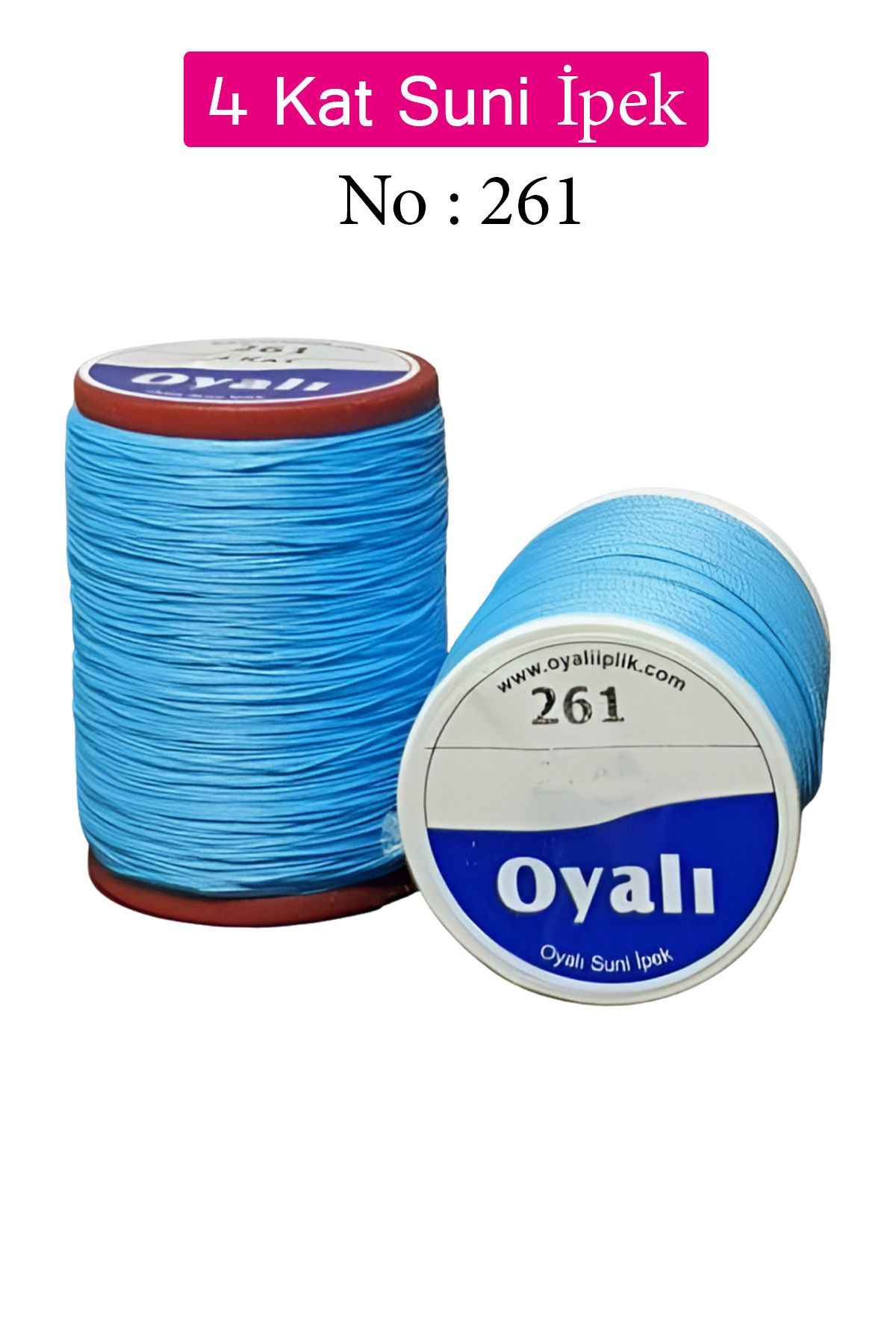 Royaleks Oyalı 4 Kat Suni İpek İplik İğne Oyası Boncuk İpi Tığ Oyası No:261