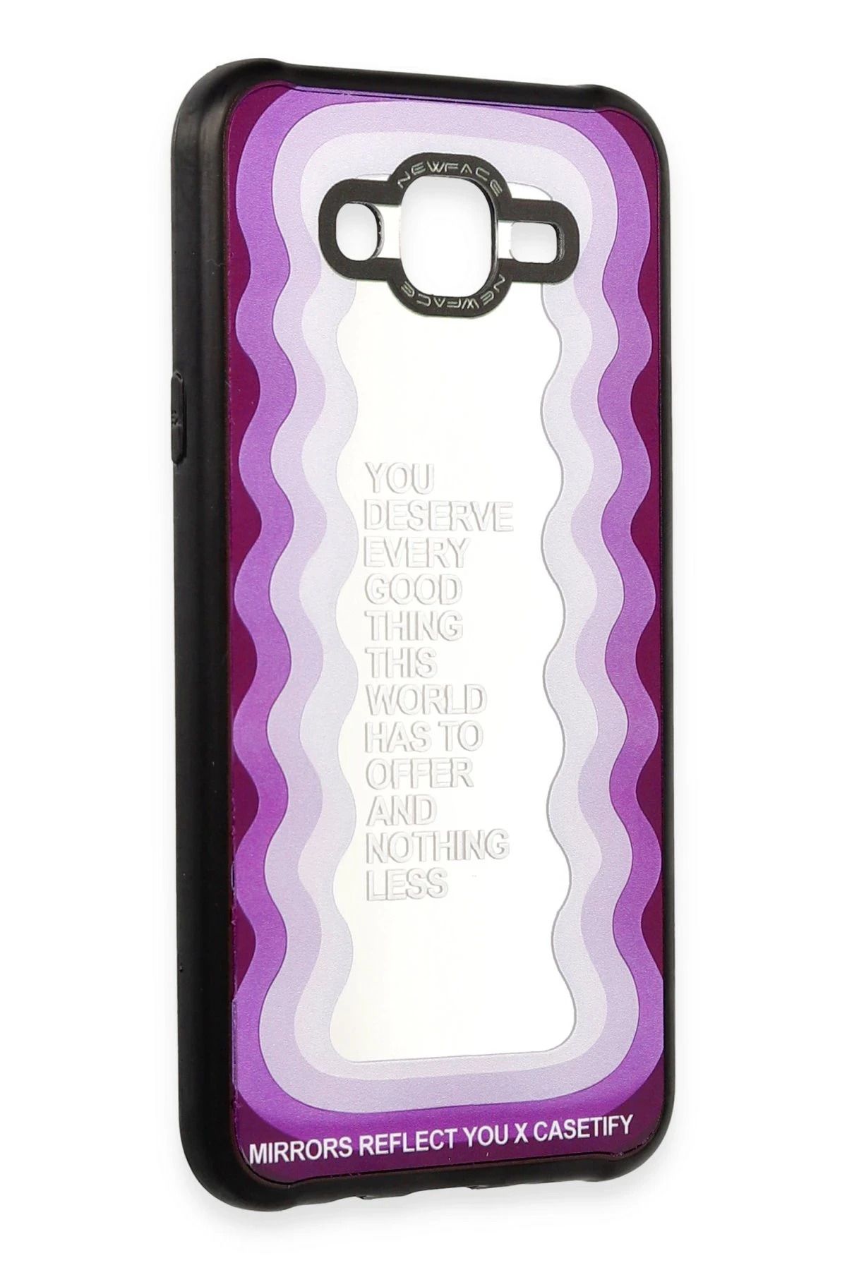 NewFace Samsung Galaxy J7 Kılıf Mirror Desenli Kapak - Mirror - 5 INSLM