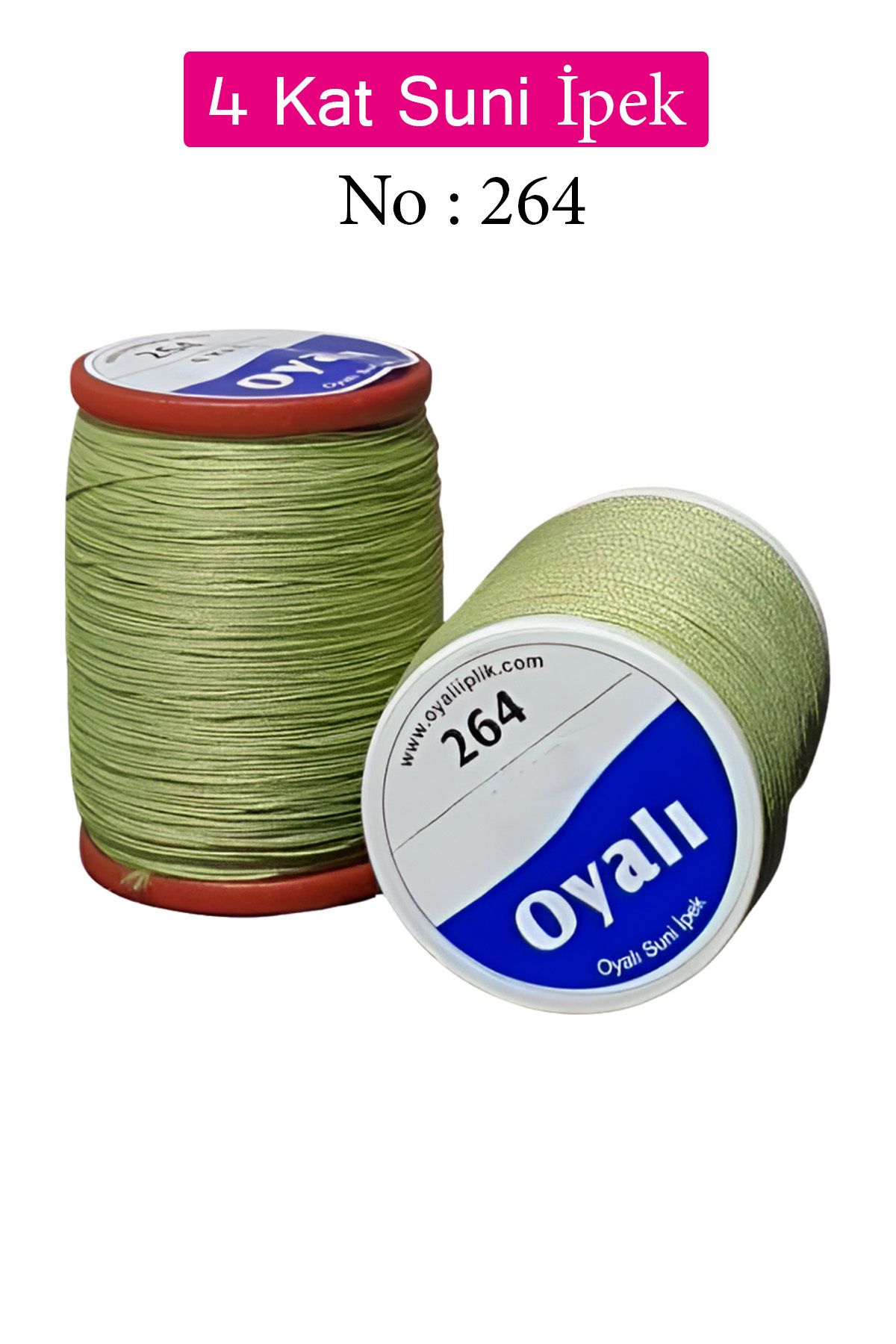 Royaleks Oyalı 4 Kat Suni İpek İplik İğne Oyası Boncuk İpi Tığ Oyası No:264