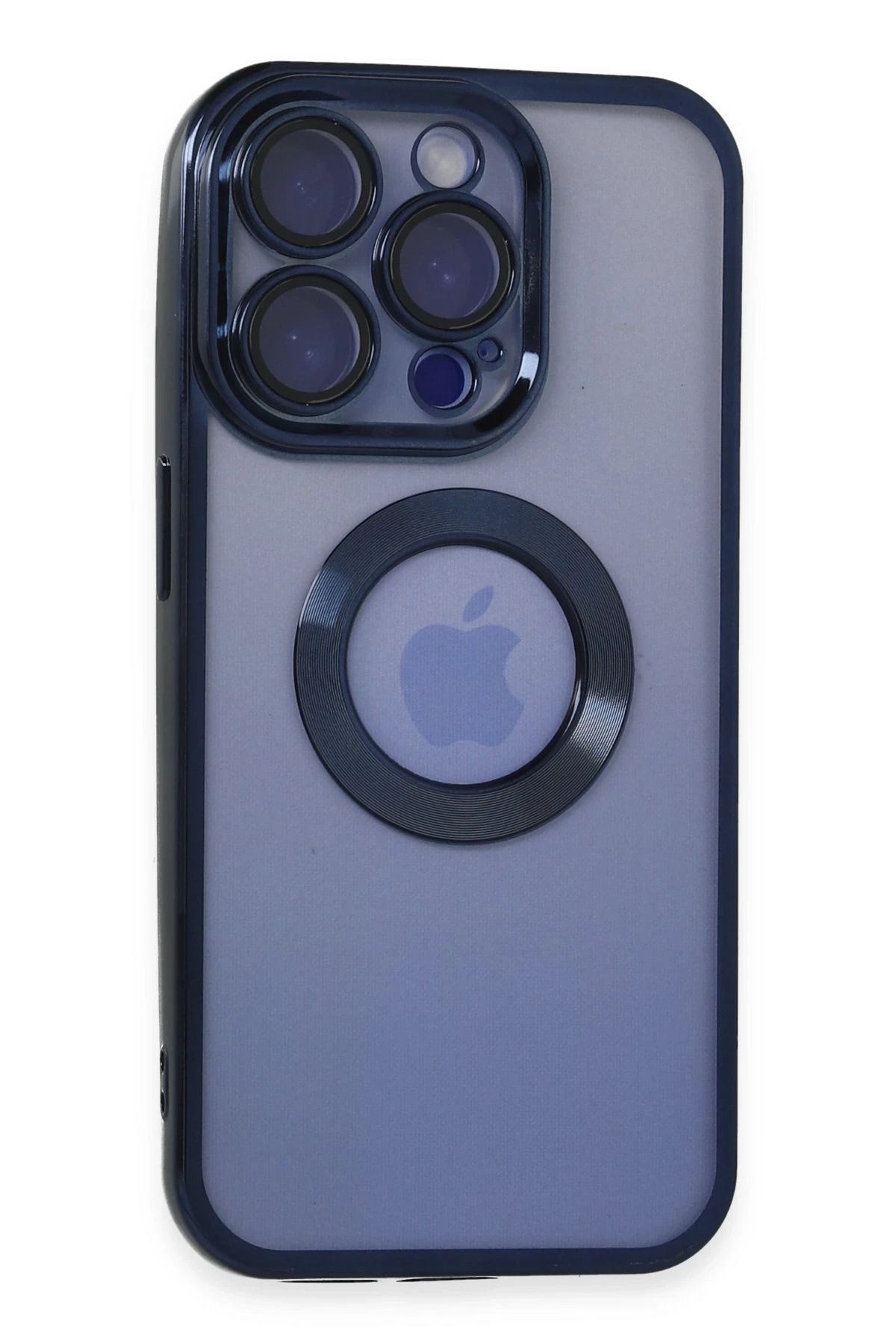 NewFace iPhone 15 Pro Max Kılıf Slot Silikon - Lacivert FERRG