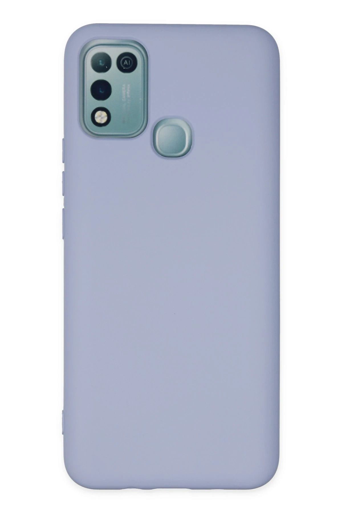 NewFace İnfinix Hot 10 Play Kılıf Nano içi Kadife Silikon - Lila DPMAH