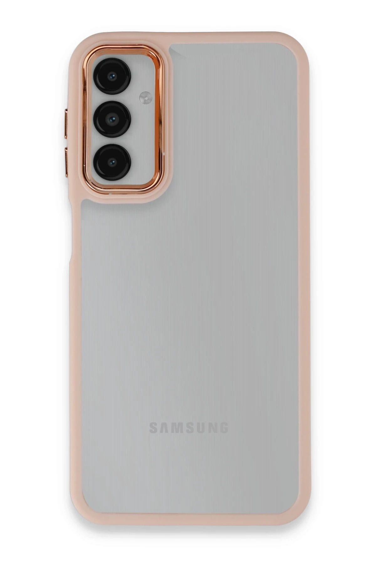 NewFace Samsung Galaxy A14 4G Kılıf Dora Kapak - Pudra HNZRN