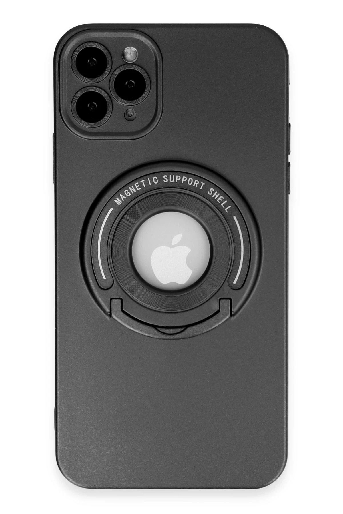 NewFace iPhone 12 Pro Max Kılıf Lukka Magneticsafe Kapak - Siyah LZWDR