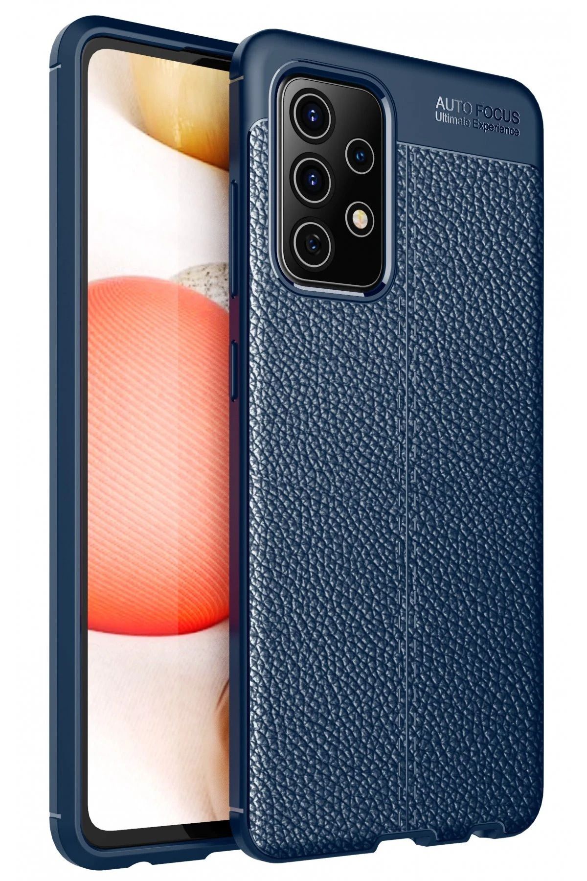 NewFace Samsung Galaxy A72 Kılıf Auto Focus Kapak - Lacivert JOJUA